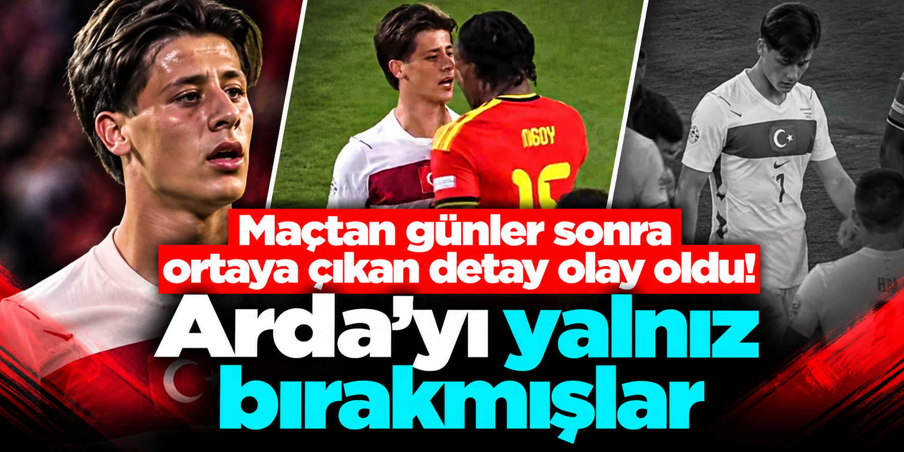 A Milli Takım’ın Belçika’ya deplasmanda 3-0 mağlup olduğu karşılaşmanın ardından ortaya çıkan yeni görüntüler gündem oldu.
