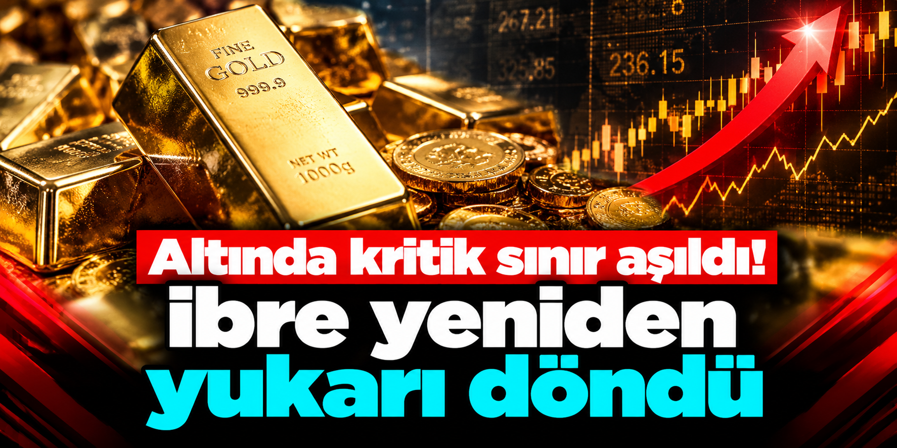 Altında ibre yeniden yukarı döndü: Gram ve ons altında dikkat çeken hareket