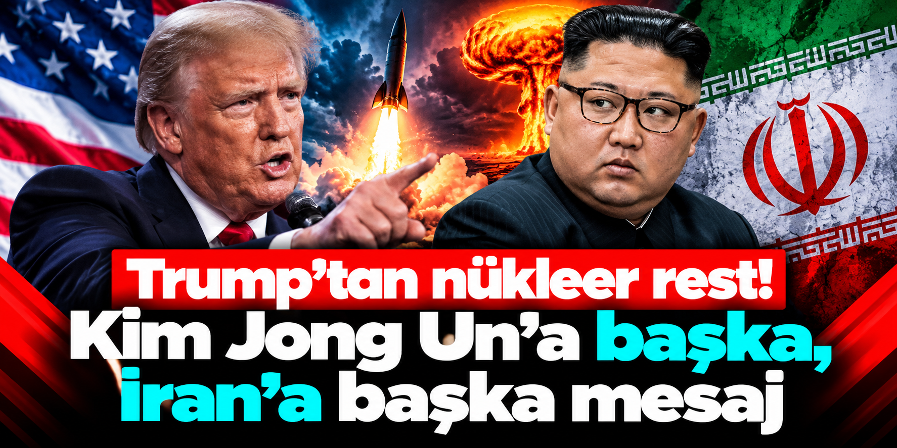 Trump’tan Kim Jong Un için “112 nükleer füze” çıkışı: İran’a ise farklı mesaj verdi