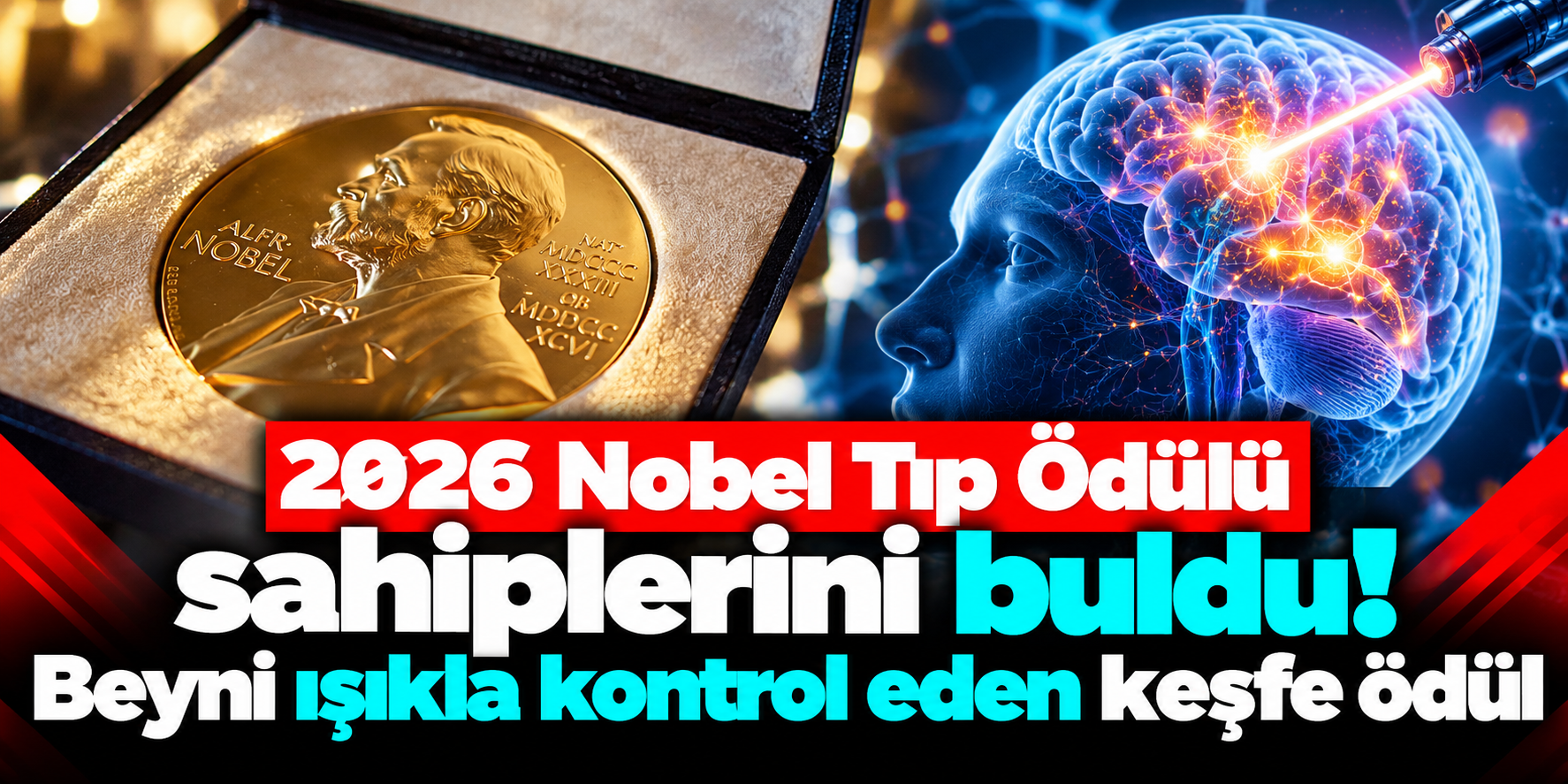 Nobel Tıp Ödülü’nü kazananlar belli oldu: Beyin hücrelerini ışıkla kontrol ettiler