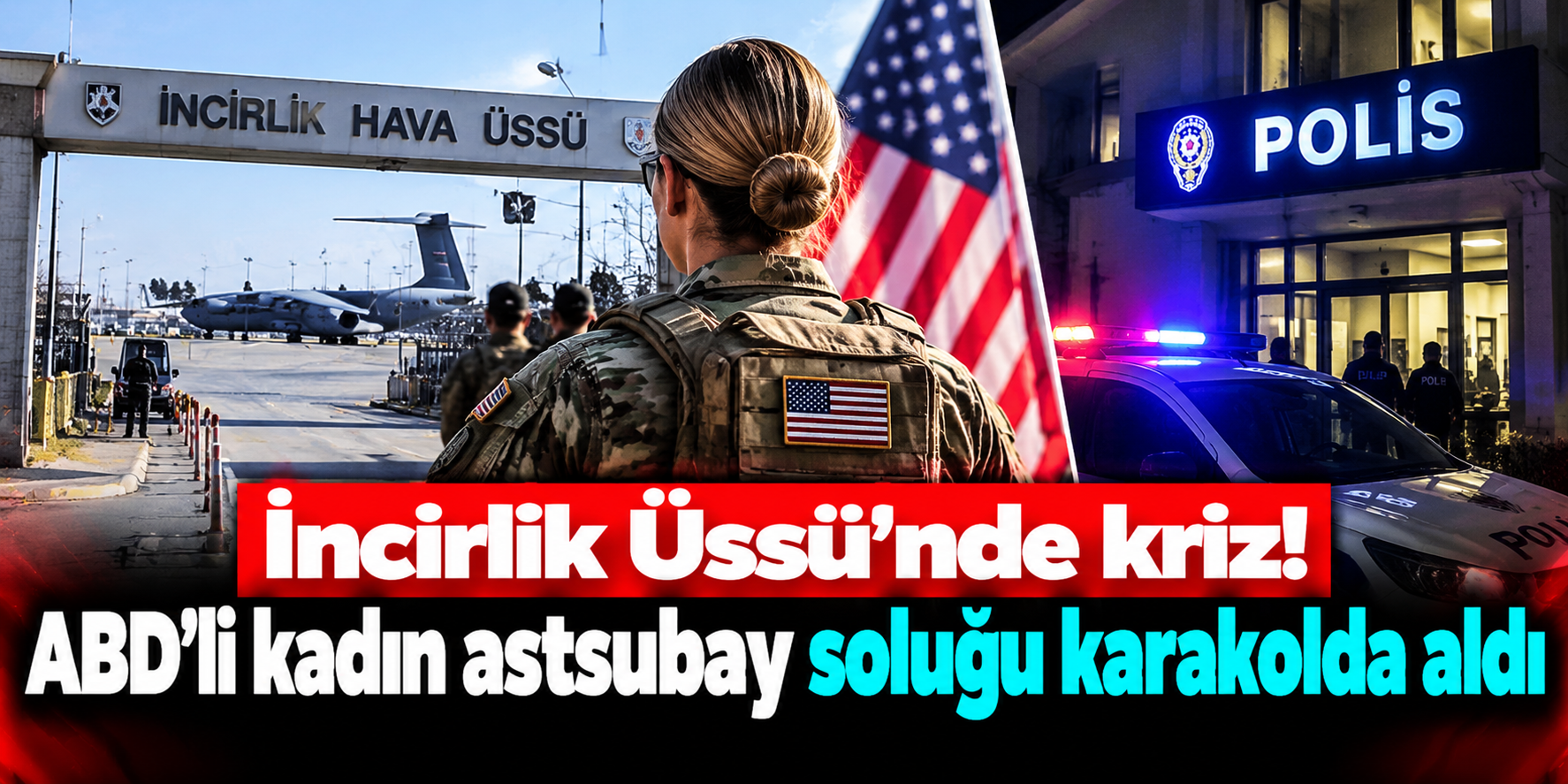 İncirlik’te görevli ABD’li kadın astsubaydan taciz şikayeti: 2 şüpheli gözaltına alındı