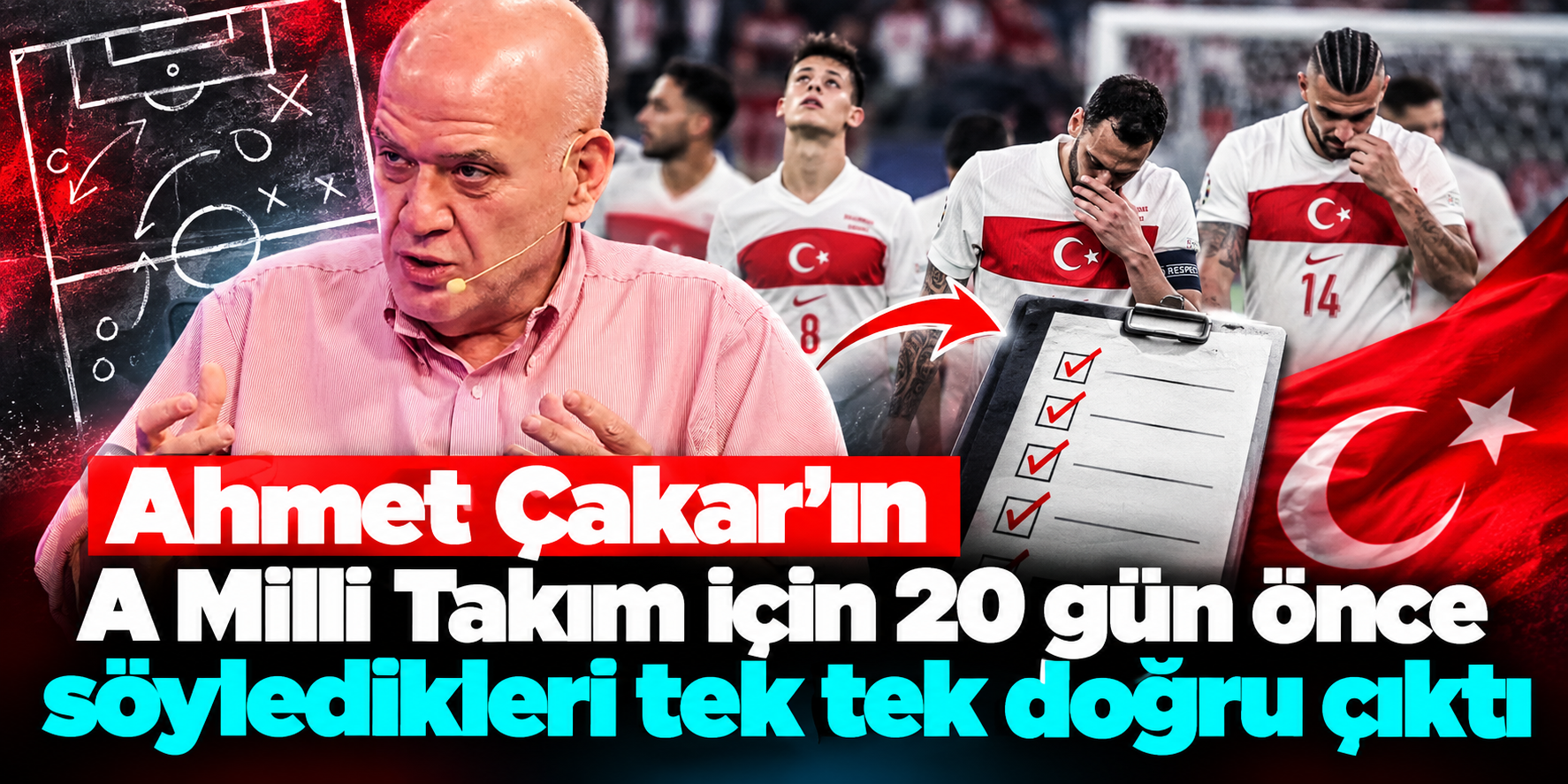 A Milli Takım sıfır puanda kaldı: Ahmet Çakar’ın Montella sözleri yeniden ortaya çıktı