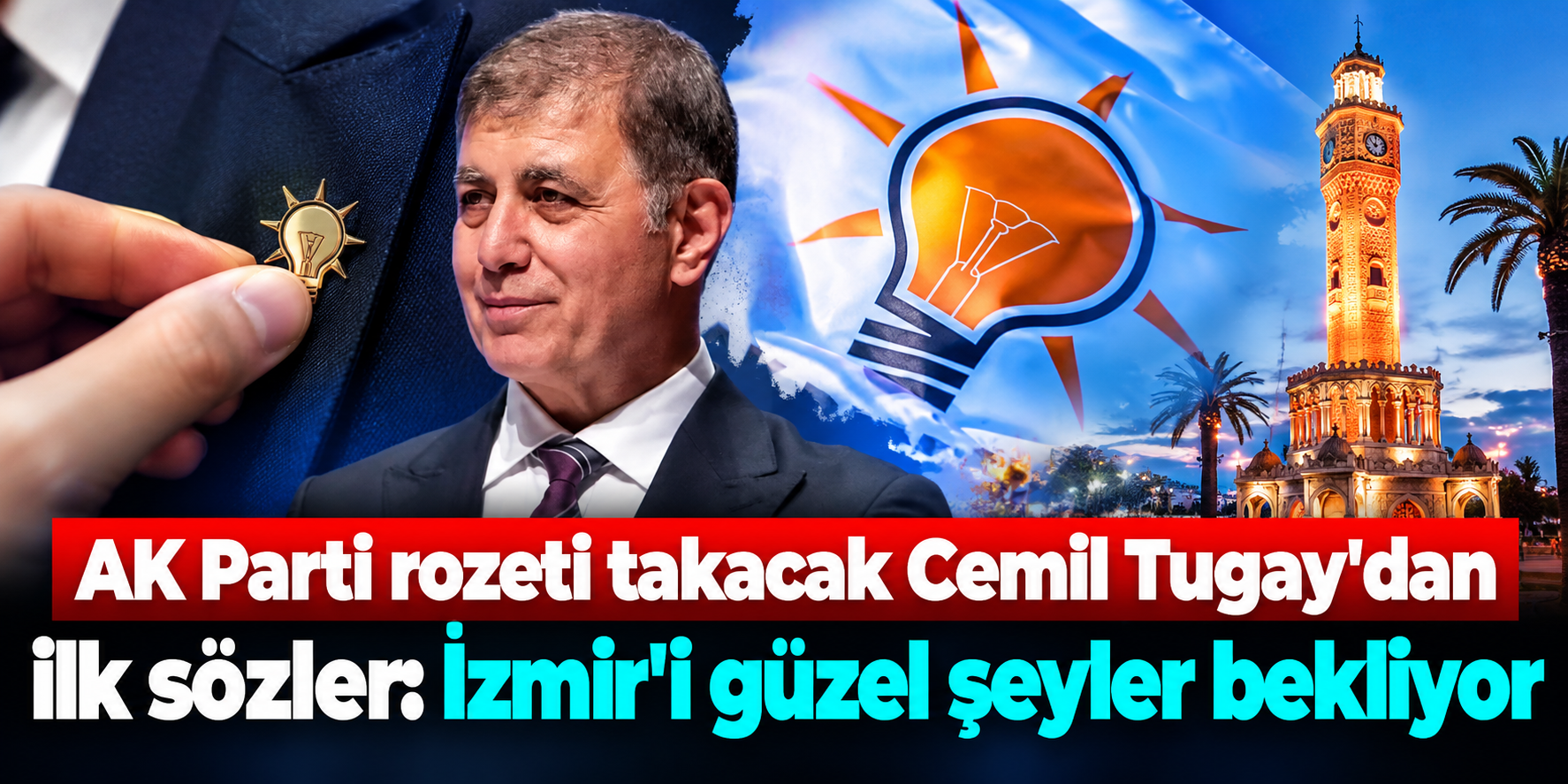 AK Parti rozeti takması beklenen Cemil Tugay’dan ilk mesaj: “Kimse merak etmesin”