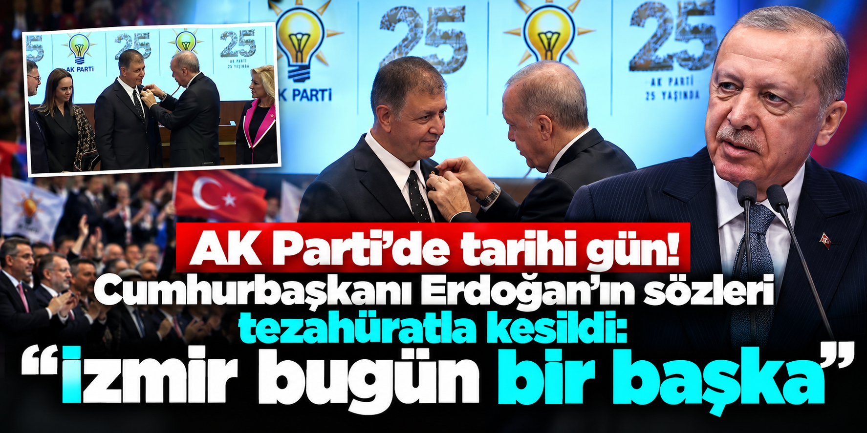 Cemil Tugay AK Parti’ye katıldı: Rozetini Erdoğan taktı, ilk sözleri “İzmir bugün bir başka” oldu