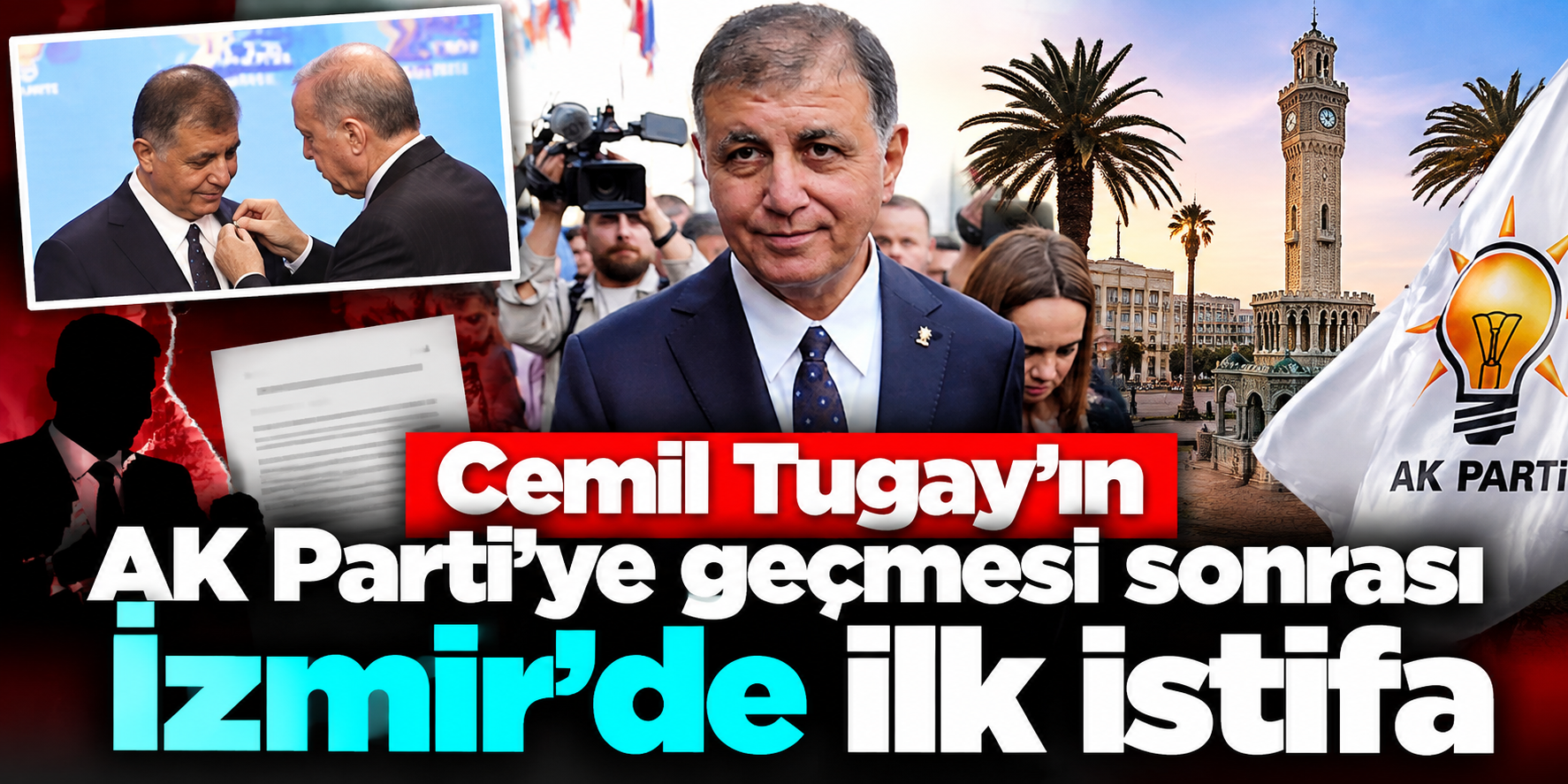 Cemil Tugay AK Parti’ye geçti, İzmir’de ilk istifa geldi: İki koltuk birden boşaldı