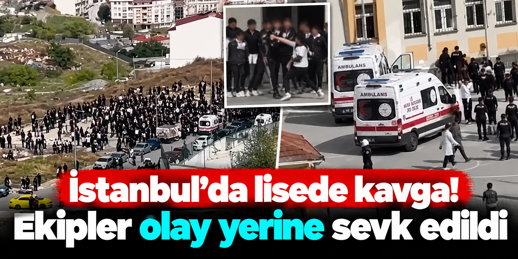 Esenyurt’ta lisede bıçaklı kavga: 2 öğrenci yaralandı, 16 yaşındaki öğrenci gözaltında