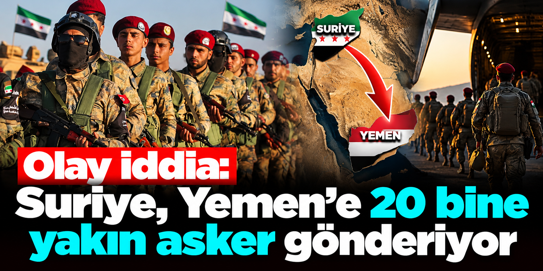 Yemen savaşında Suriye hamlesi: Ahmed eş-Şara'nın önünde 20 bin askerlik plan