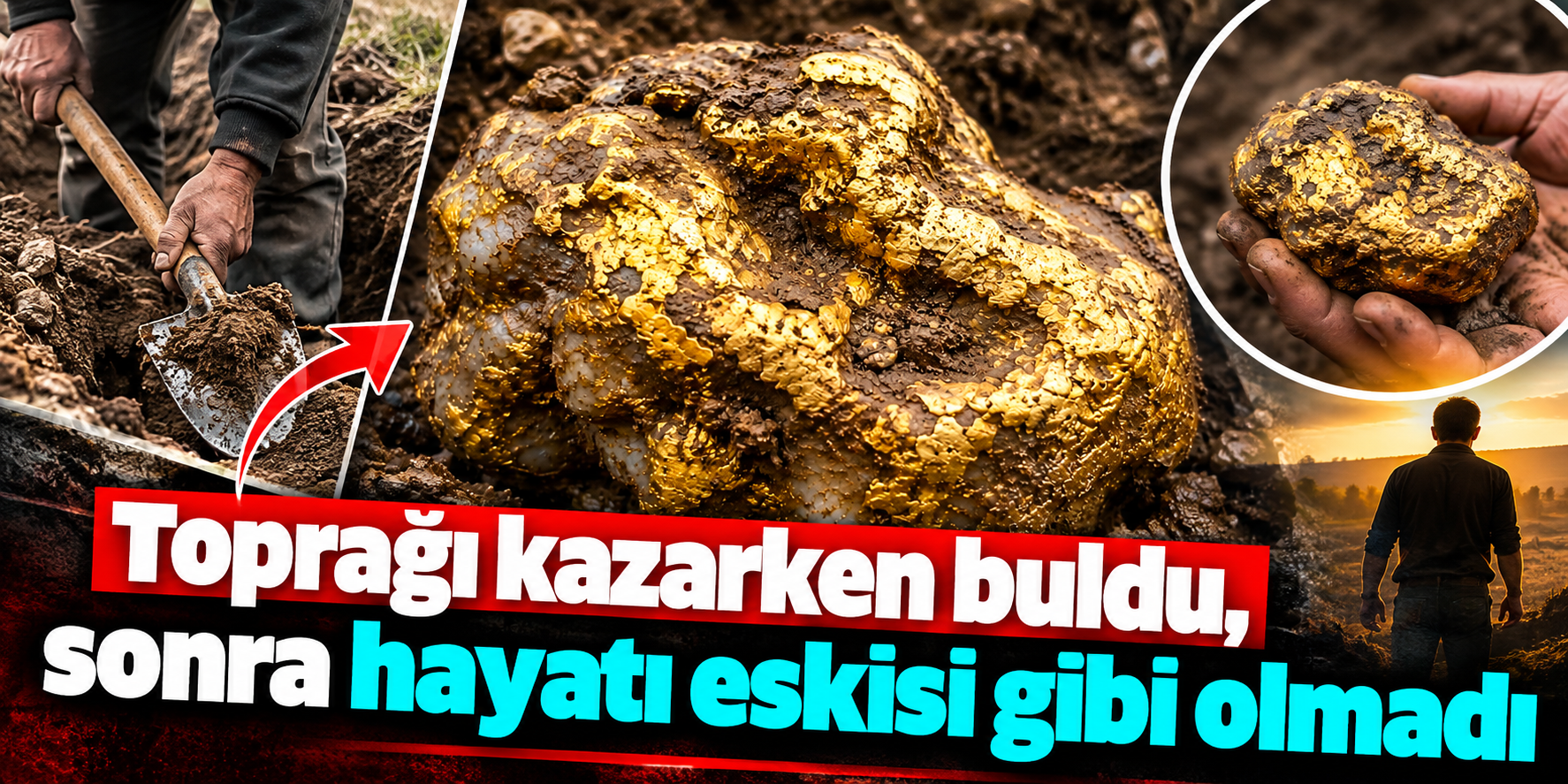 Toprağı Kazarken Servet Buldu! 23 Yıl Sakladığı Altın Külçesi 750 Bin Dolara Satıldı