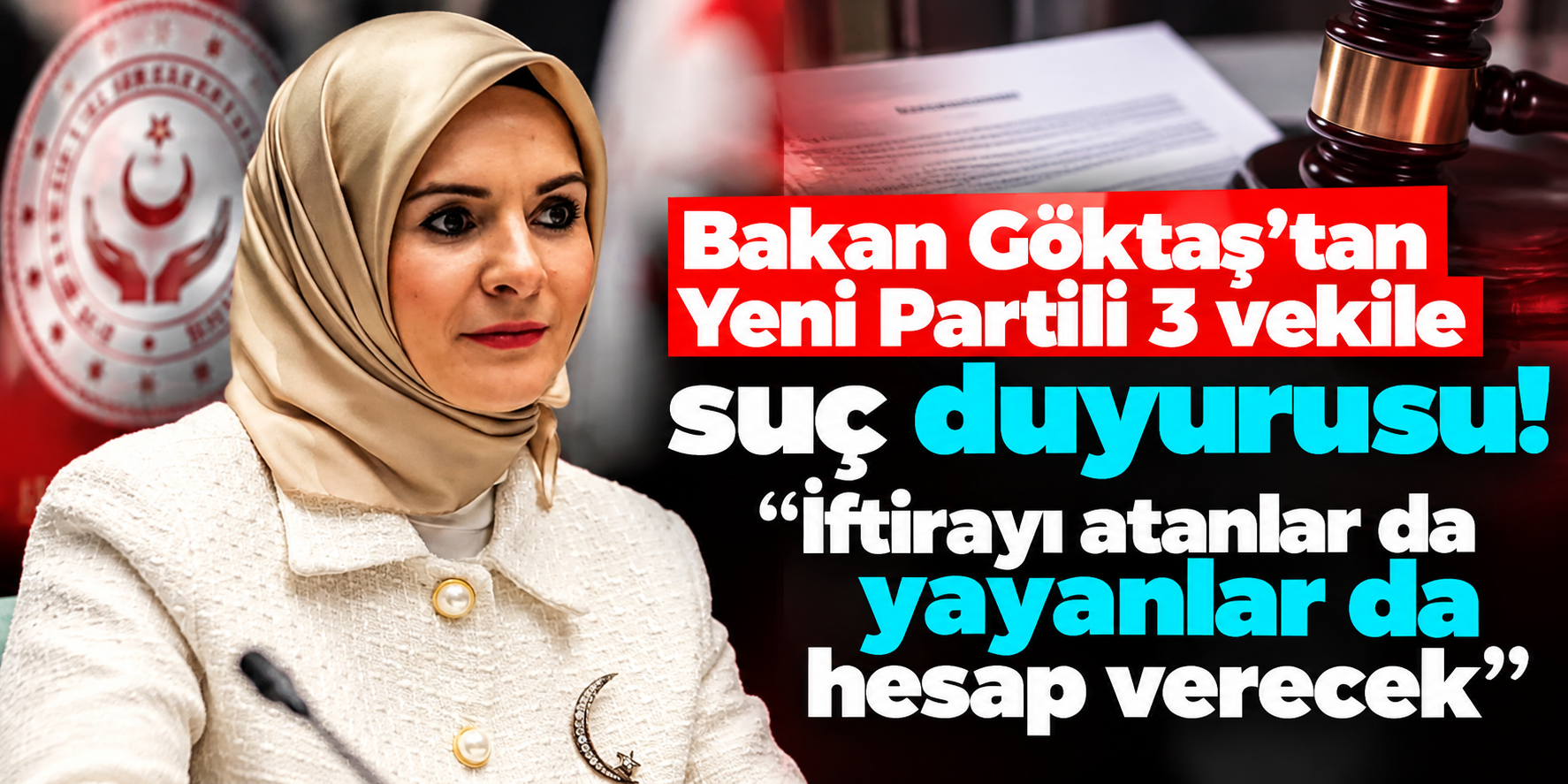 Bakan Göktaş'tan Ümit Özlale ve Cemal Enginyurt'a Suç Duyurusu! 1 Milyon Liralık Dava