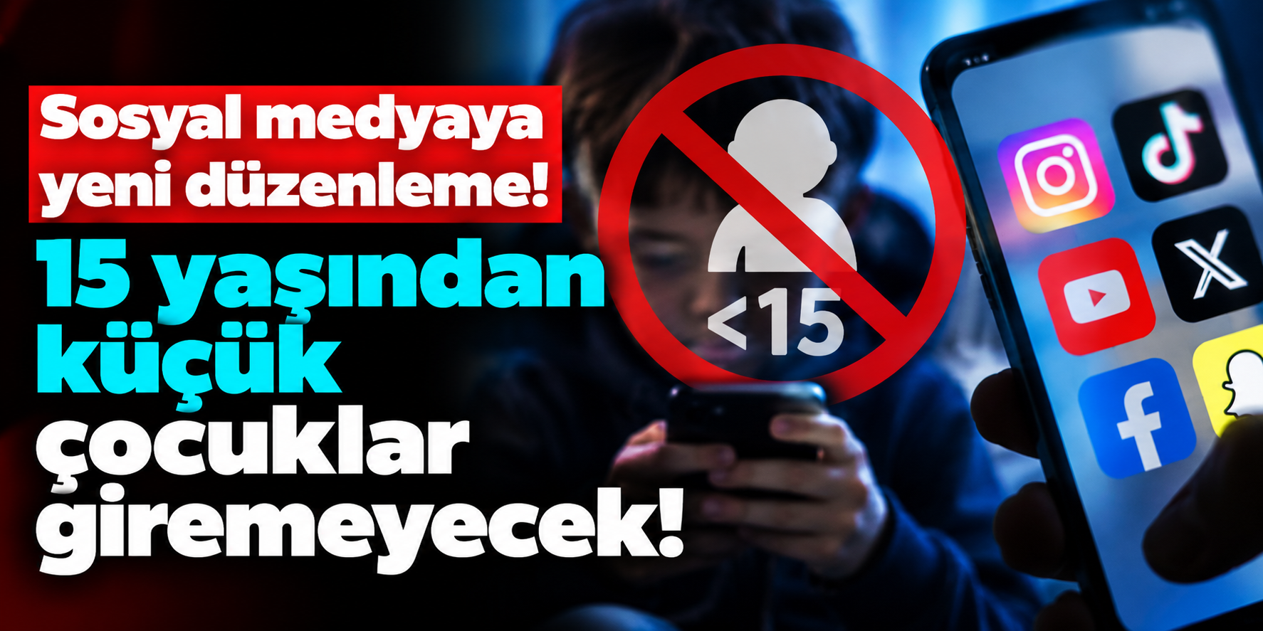 Çocukların Sosyal Medya Kullanımı Değişiyor! 15 Yaş Altına Yasak Geldi