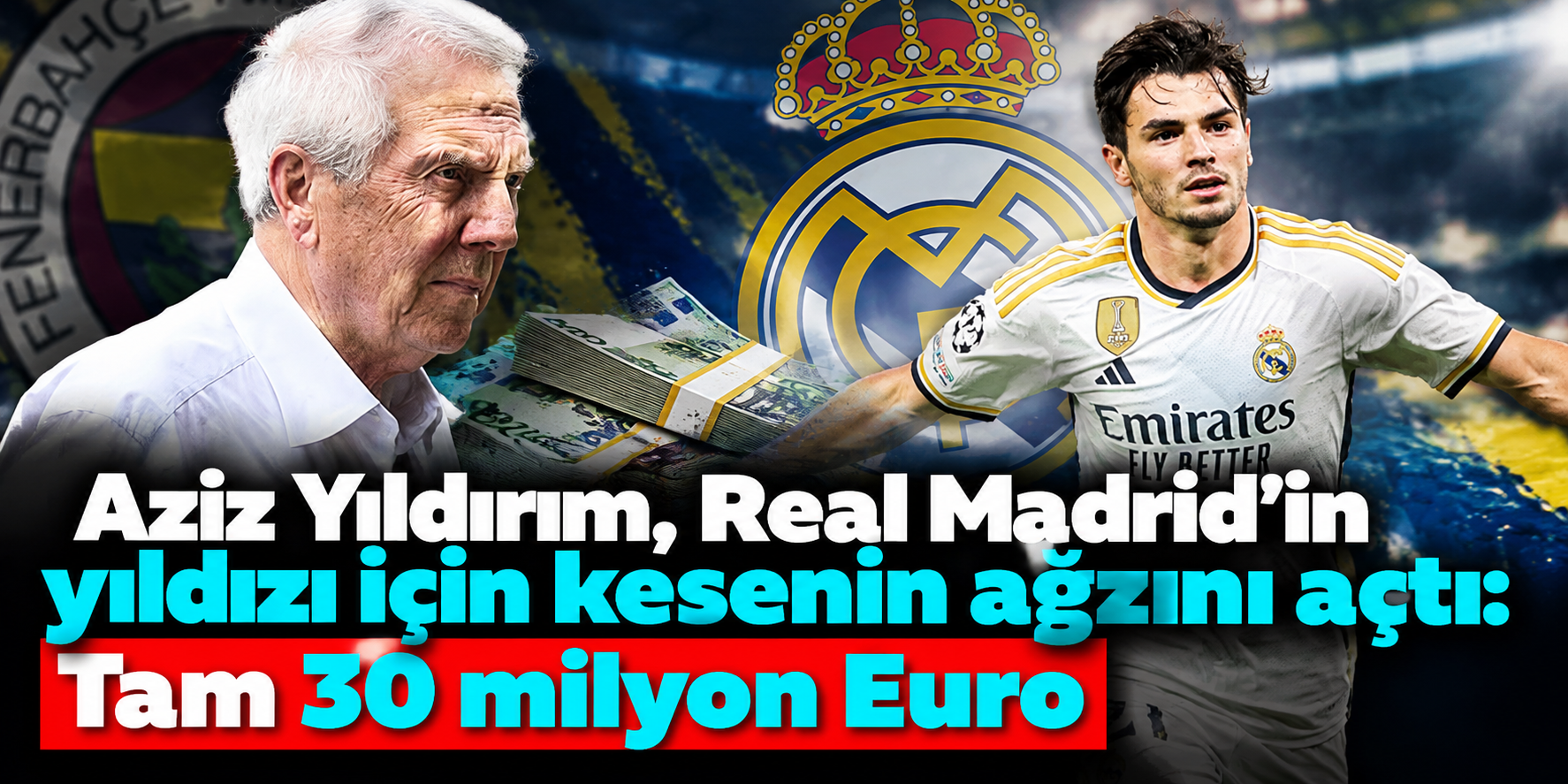 Fenerbahçe Transferde Rotayı Madrid'e Çevirdi! Hedef Brahim Diaz