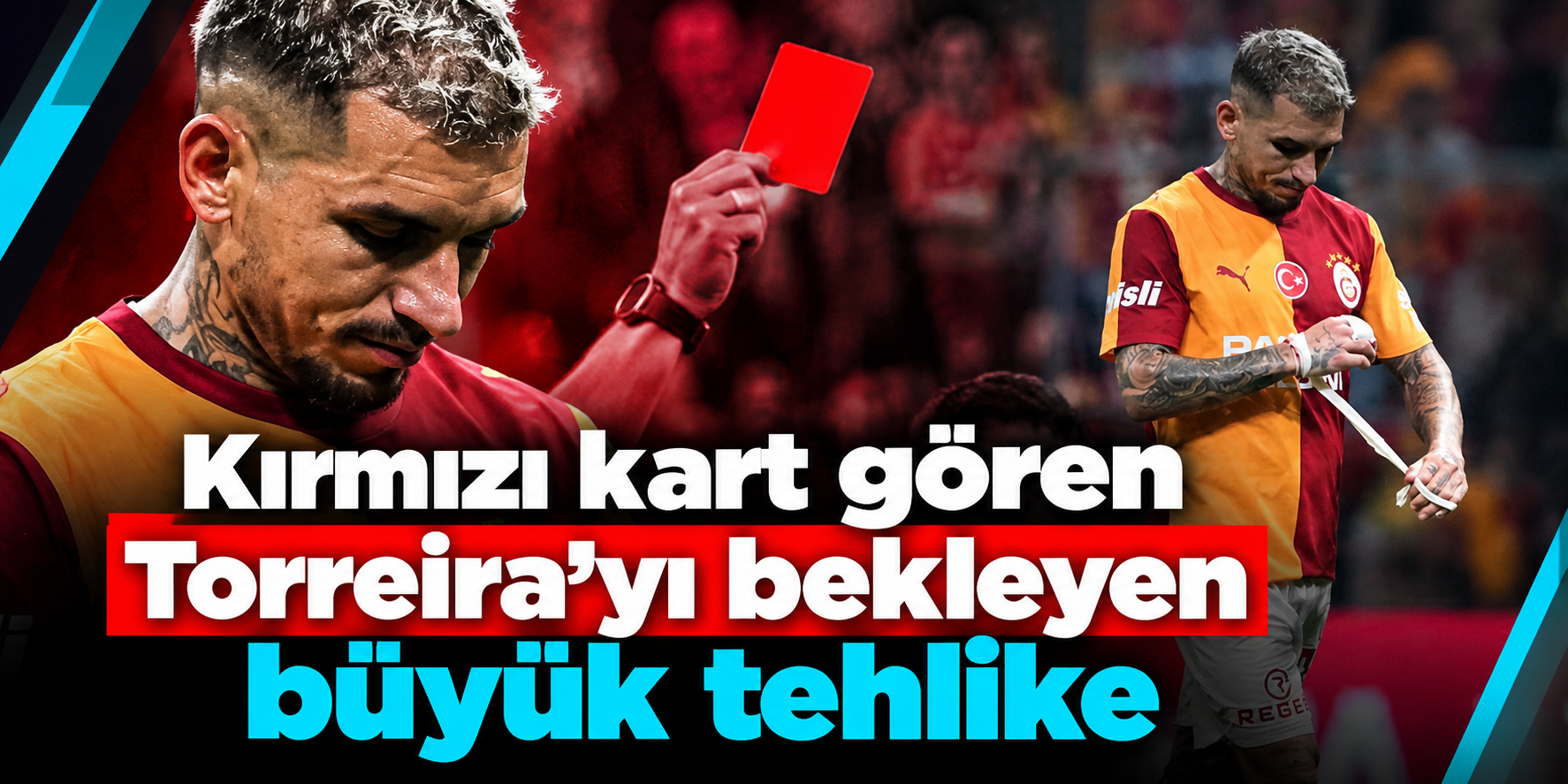 Galatasaray'a Fenerbahçe Derbisi Öncesi Kötü Haber! Gözler Torreira'nın Cezasında