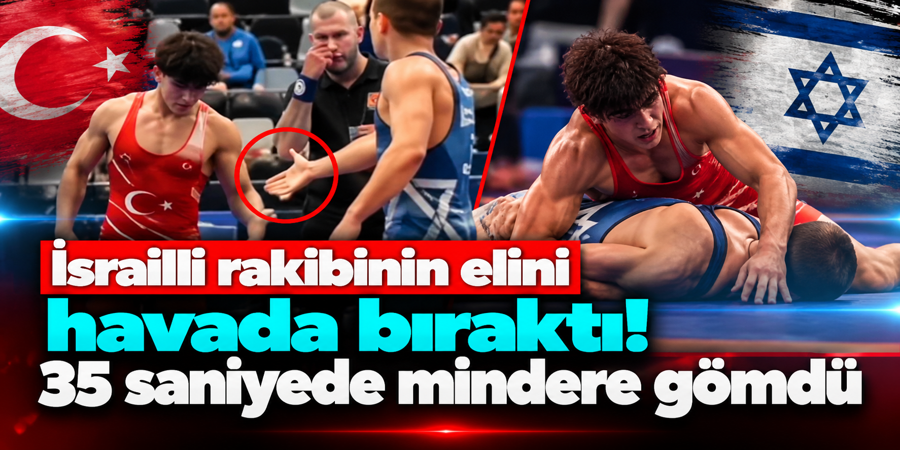 Cemal Yiğit Purcu'dan 35 Saniyelik Galibiyet! İsrailli Rakibine Puan Vermedi
