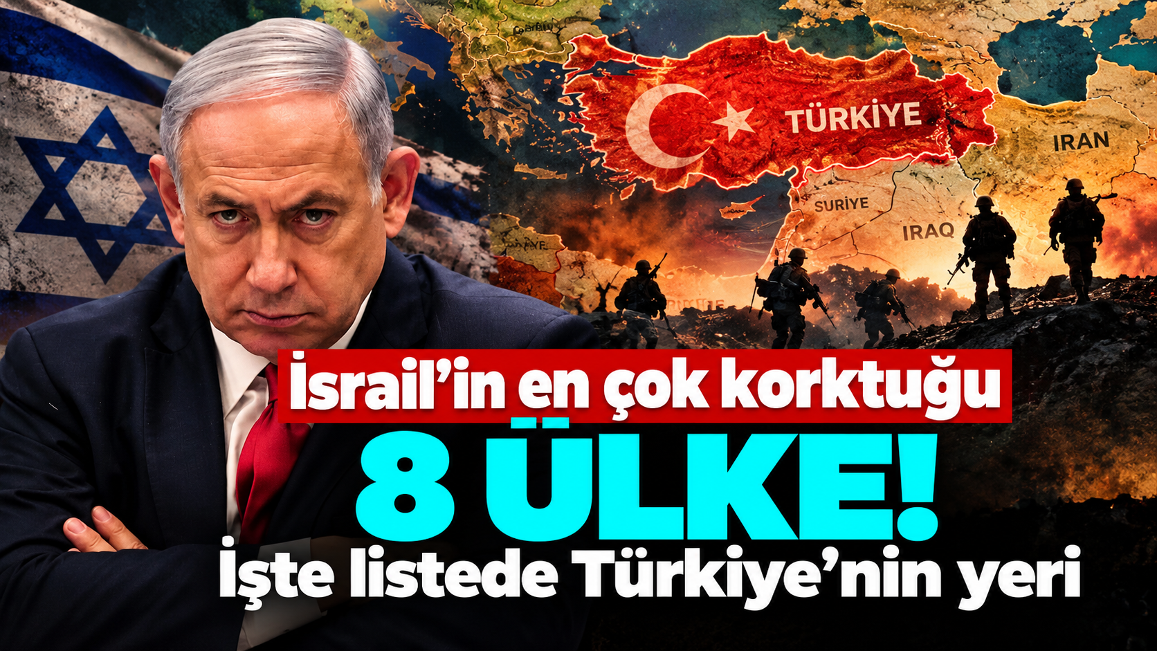 İsrail'in tehdit listesi ortaya çıktı! Türkiye'nin sıralaması dikkat çekti