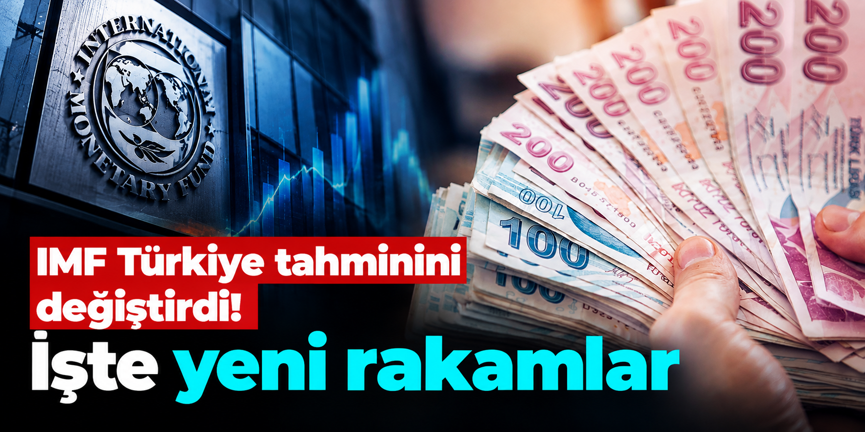 IMF Türkiye için rakamları değiştirdi! Enflasyon ve büyüme tahminleri açıklandı