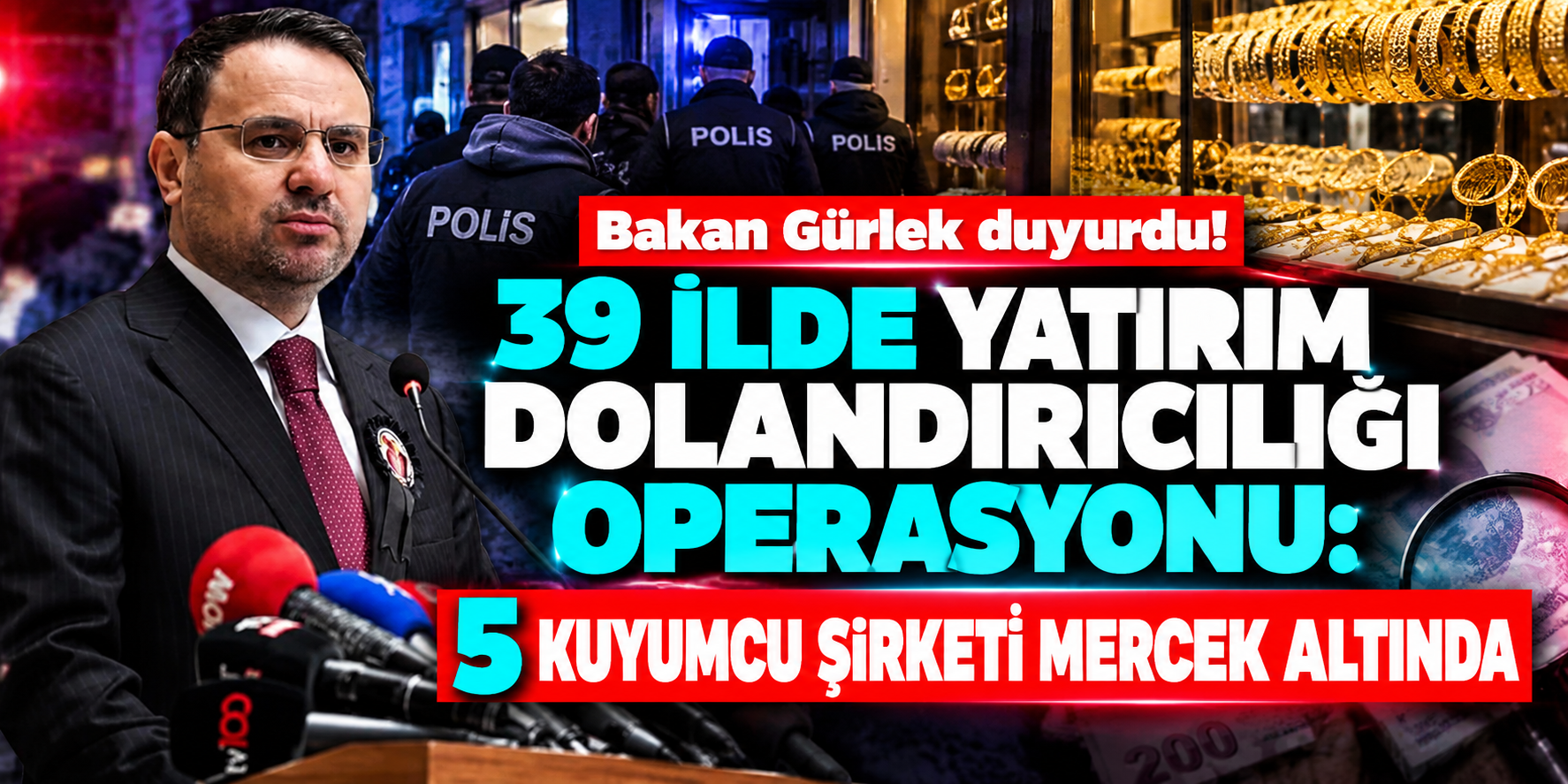 39 ilde dev dolandırıcılık operasyonu! 6 milyar 656 milyon TL'lik para trafiği