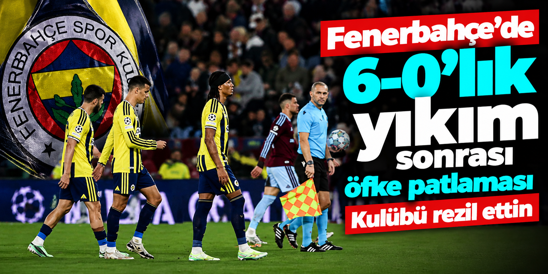 Fenerbahçe'de 6-0 sonrası yorumcular isyan etti! Ümit Özat'tan olay sözler