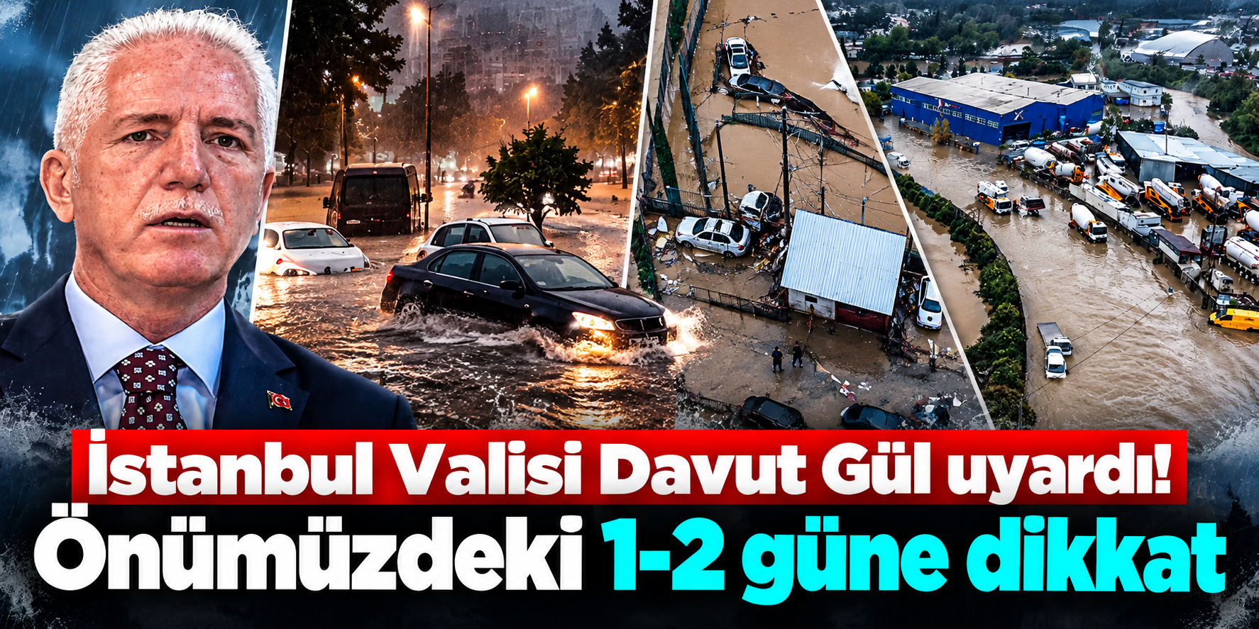 İstanbul Valisi Davut Gül uyardı! Önümüzdeki 1-2 güne dikkat