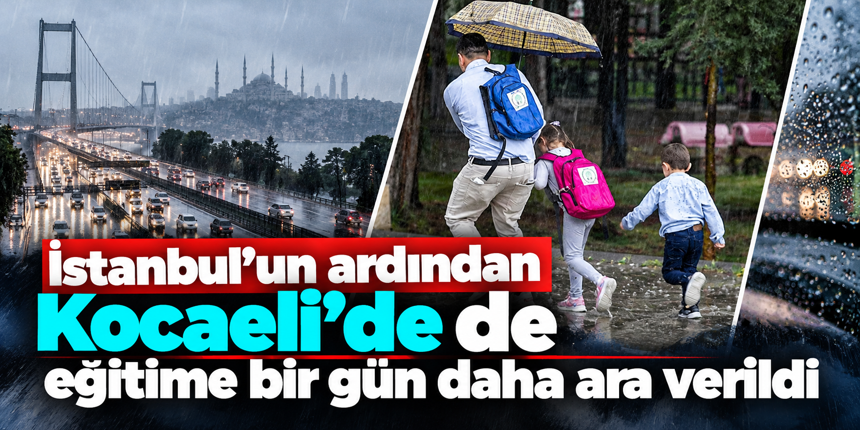 Kocaeli'de okullar 16 Ekim Cuma günü tatil! Valilik resmi kararı açıkladı