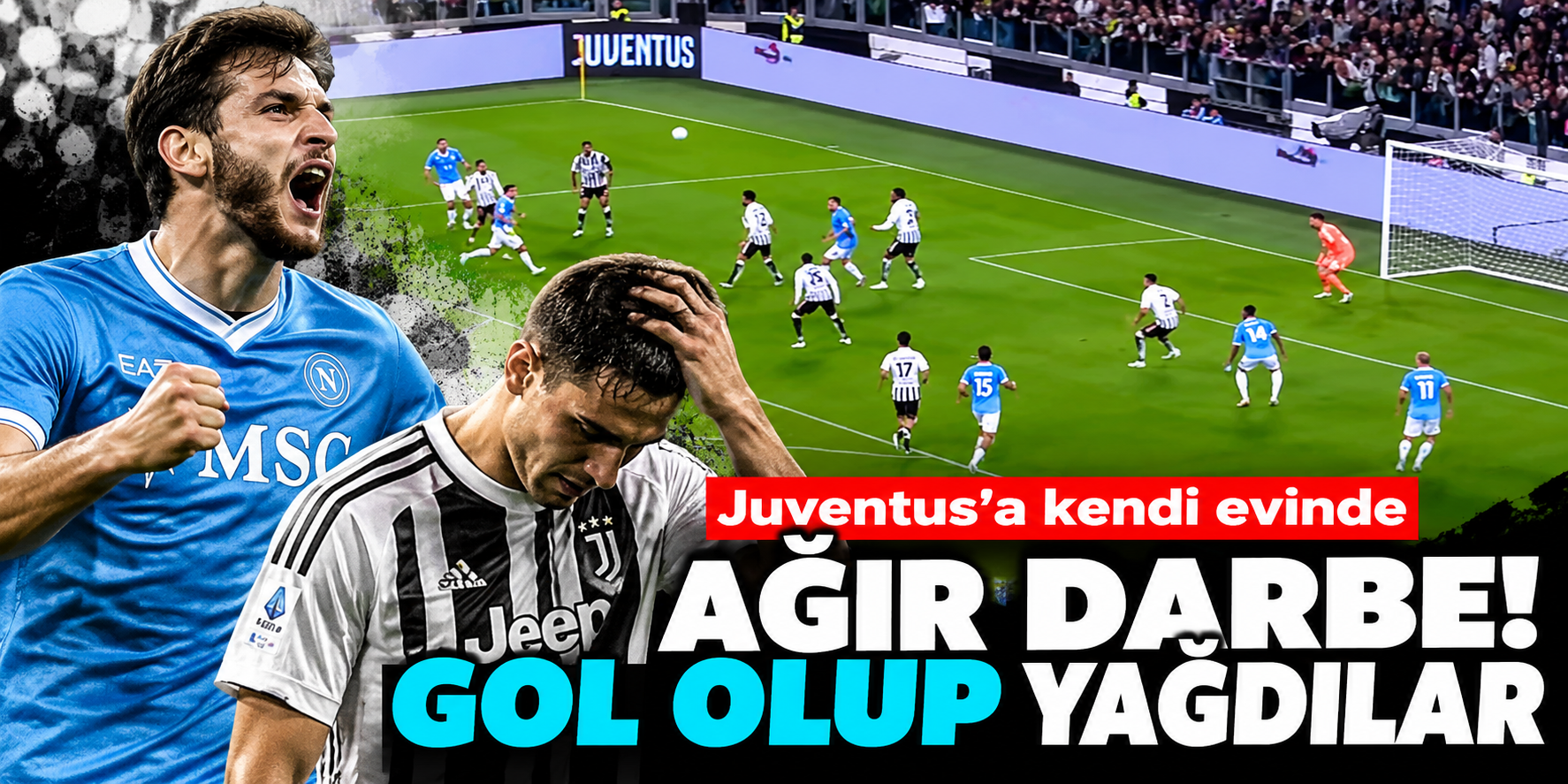 Juventus'a evinde ağır yenilgi! Lazio üç golle kazandı