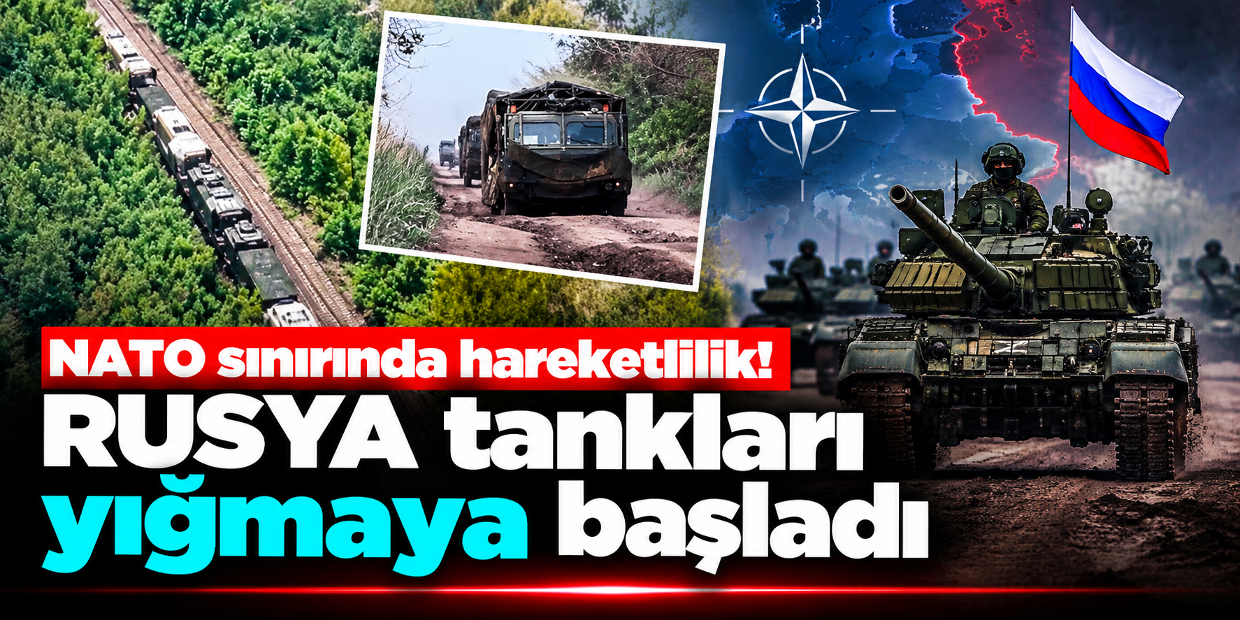 NATO sınırında Rusya'nın askeri hareketliliği! Tank ve topçu sevkiyatı uydu görüntülerinde