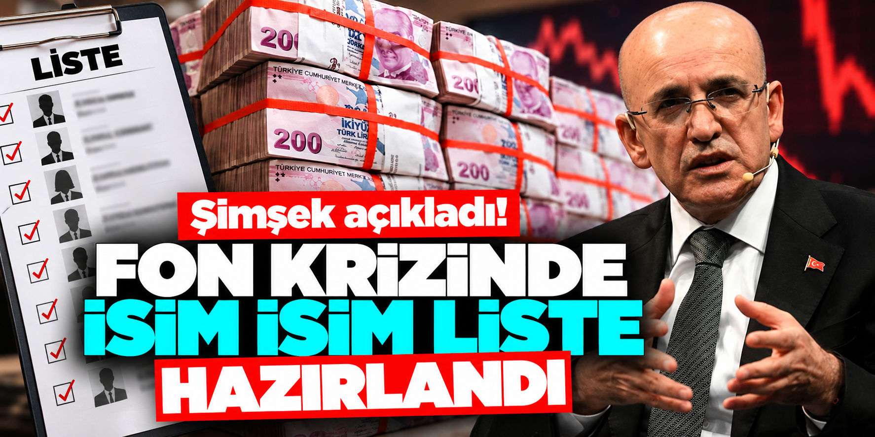 Mehmet Şimşek duyurdu! Fonlardan kazananların listesi TMSF'ye verildi