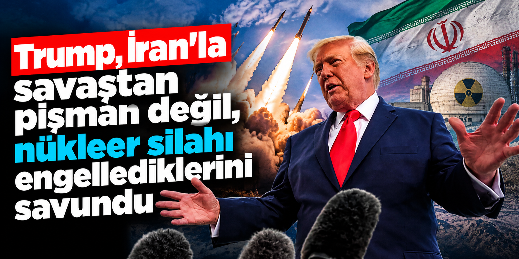 Trump İran savaşı kararından geri adım atmadı: Pişman değilim