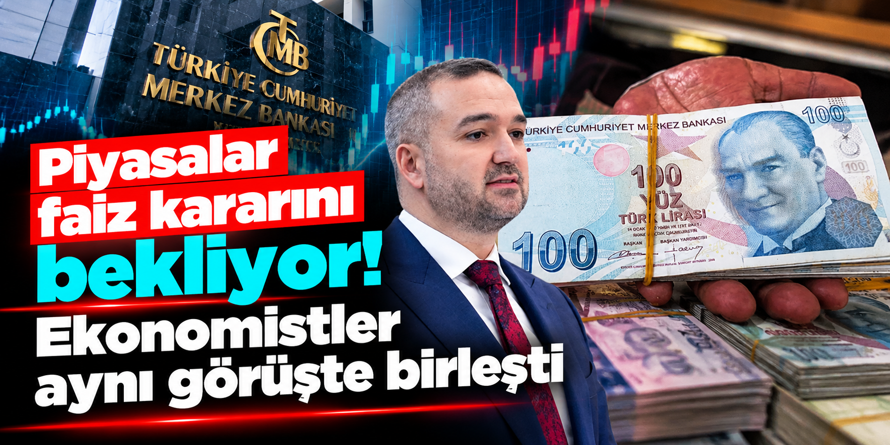 TCMB faiz kararında geri sayım! Ekonomistler 100 baz puan indirim bekliyor