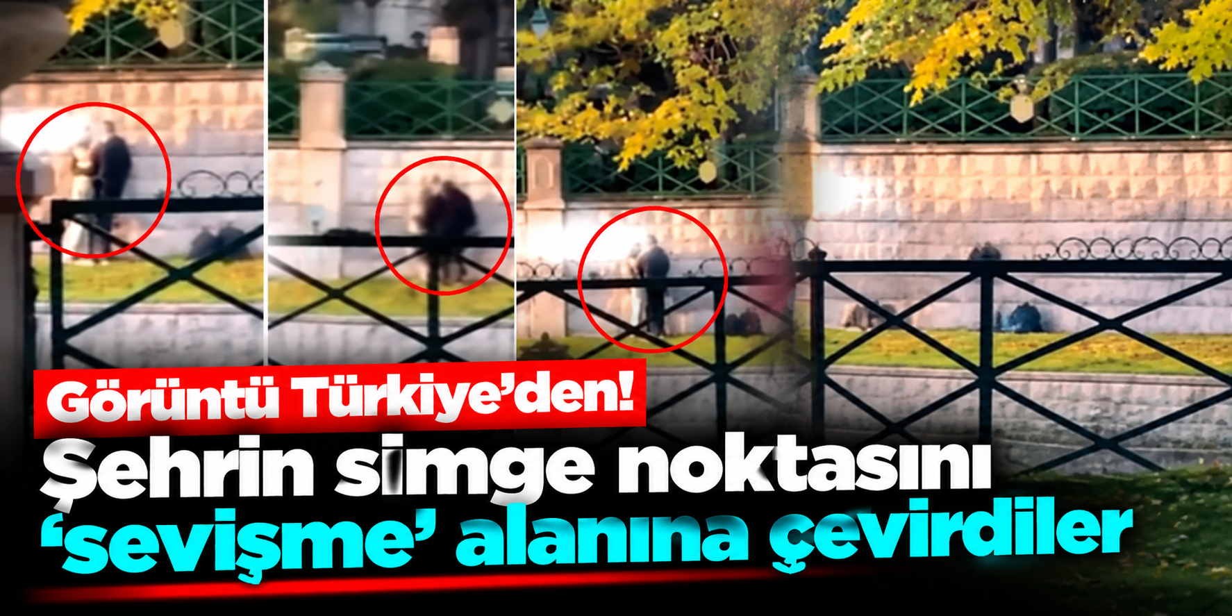 Eskişehir'de Porsuk Çayı kenarında çekilen görüntüler tartışma yarattı