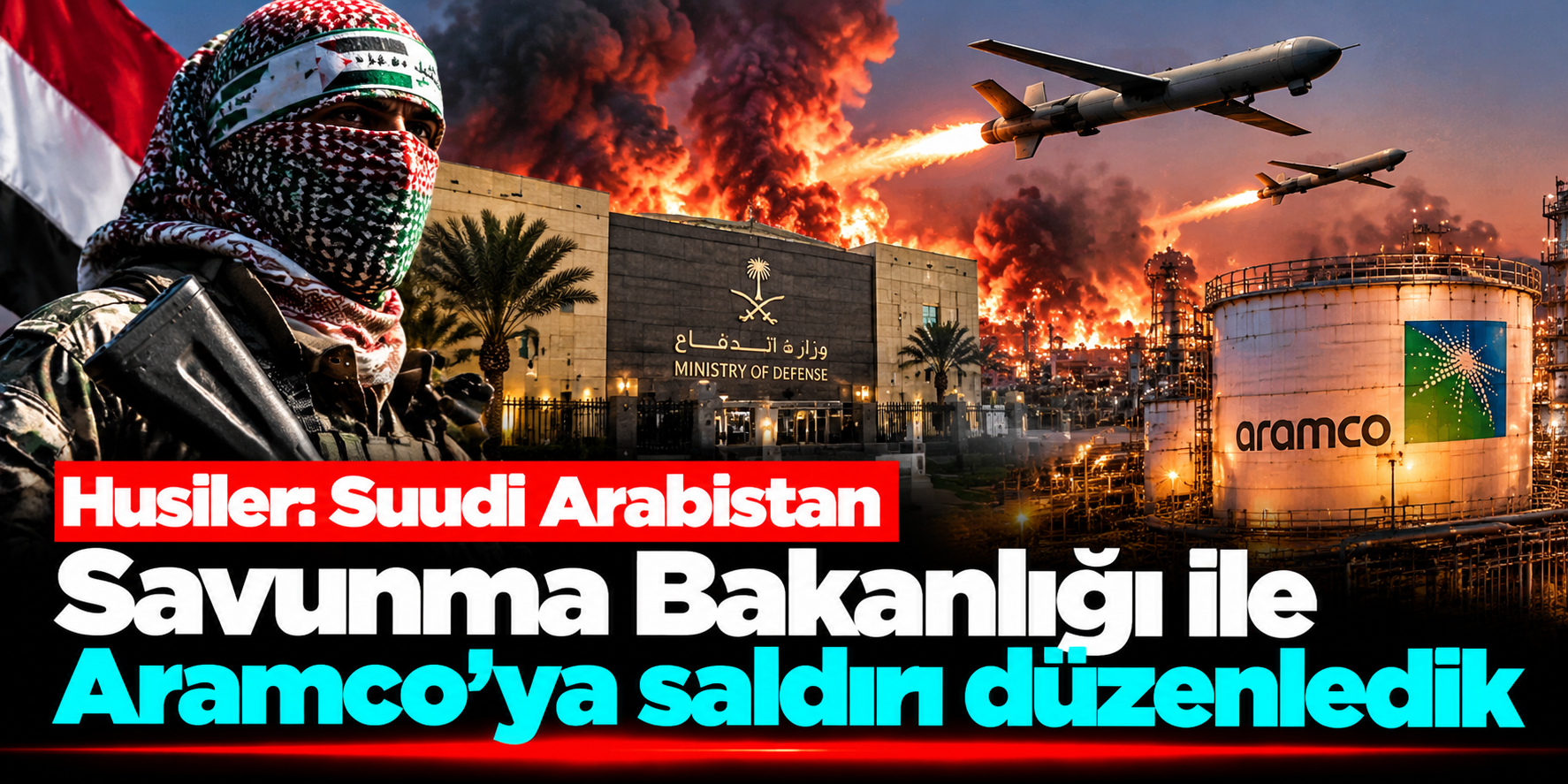 Husilerden Suudi Arabistan'a 48 saatte 4 saldırı iddiası! Hedefler açıklandı