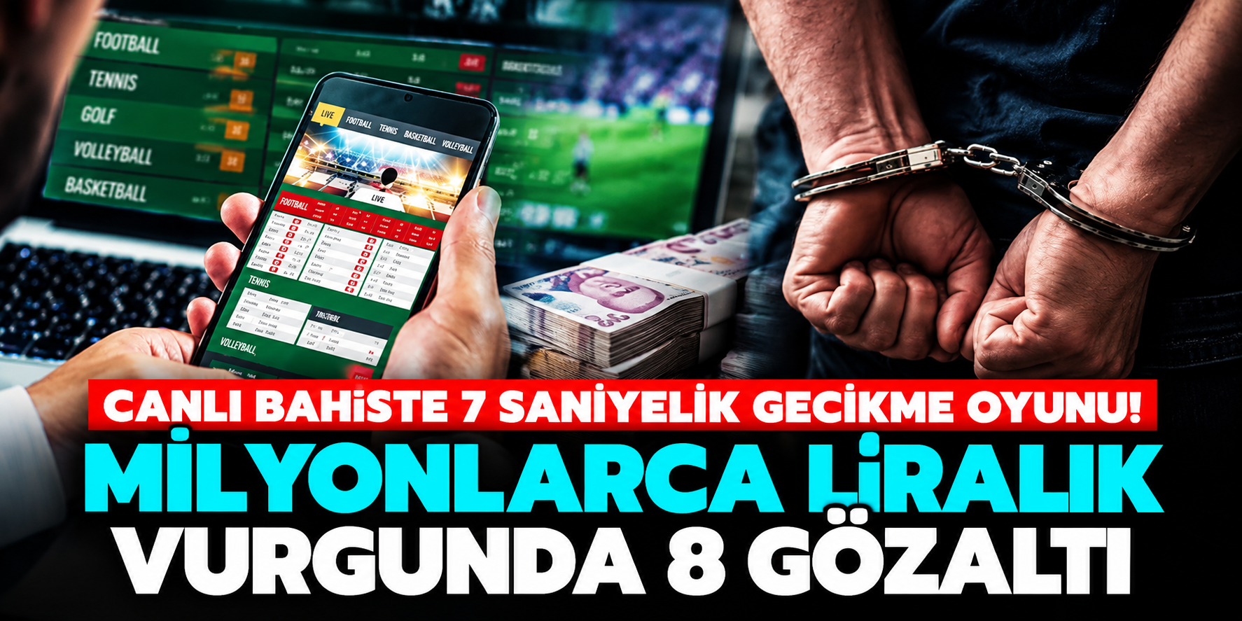 Canlı bahis soruşturmasında yeni operasyon! 192 milyon lira detayı