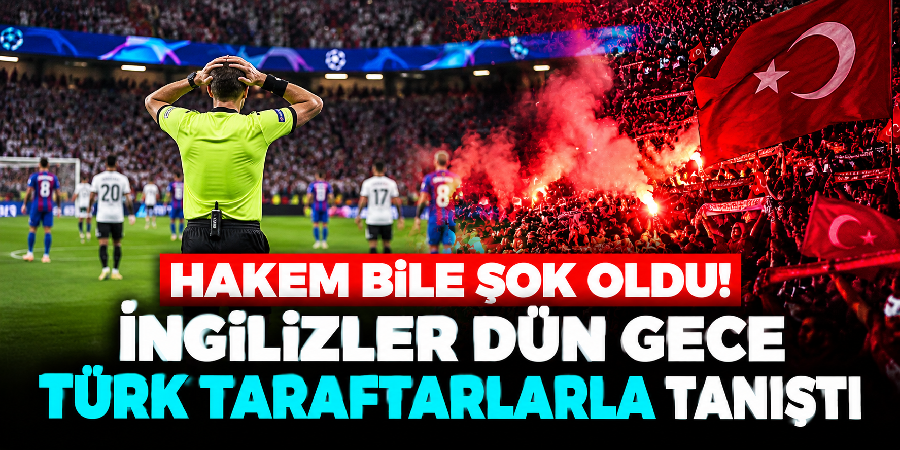Beşiktaş maçında görülmemiş anlar! İngiliz futbolcular düdüğü duymadı