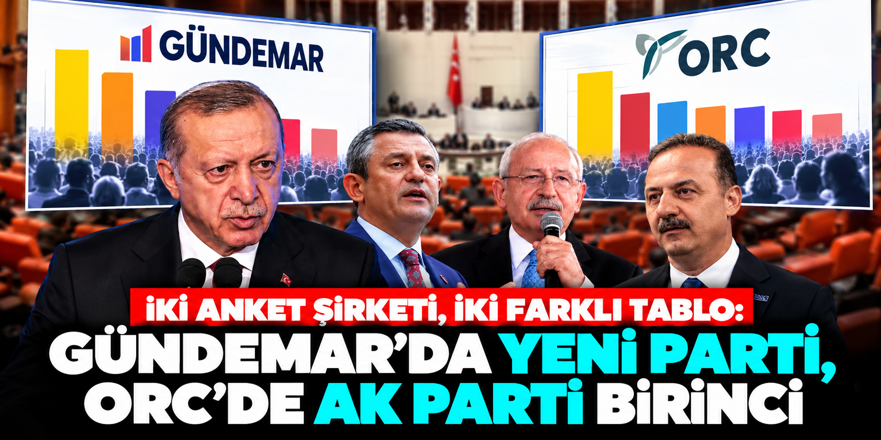 İki seçim anketinde farklı tablo! AK Parti ve Yeni Parti'nin oy oranları