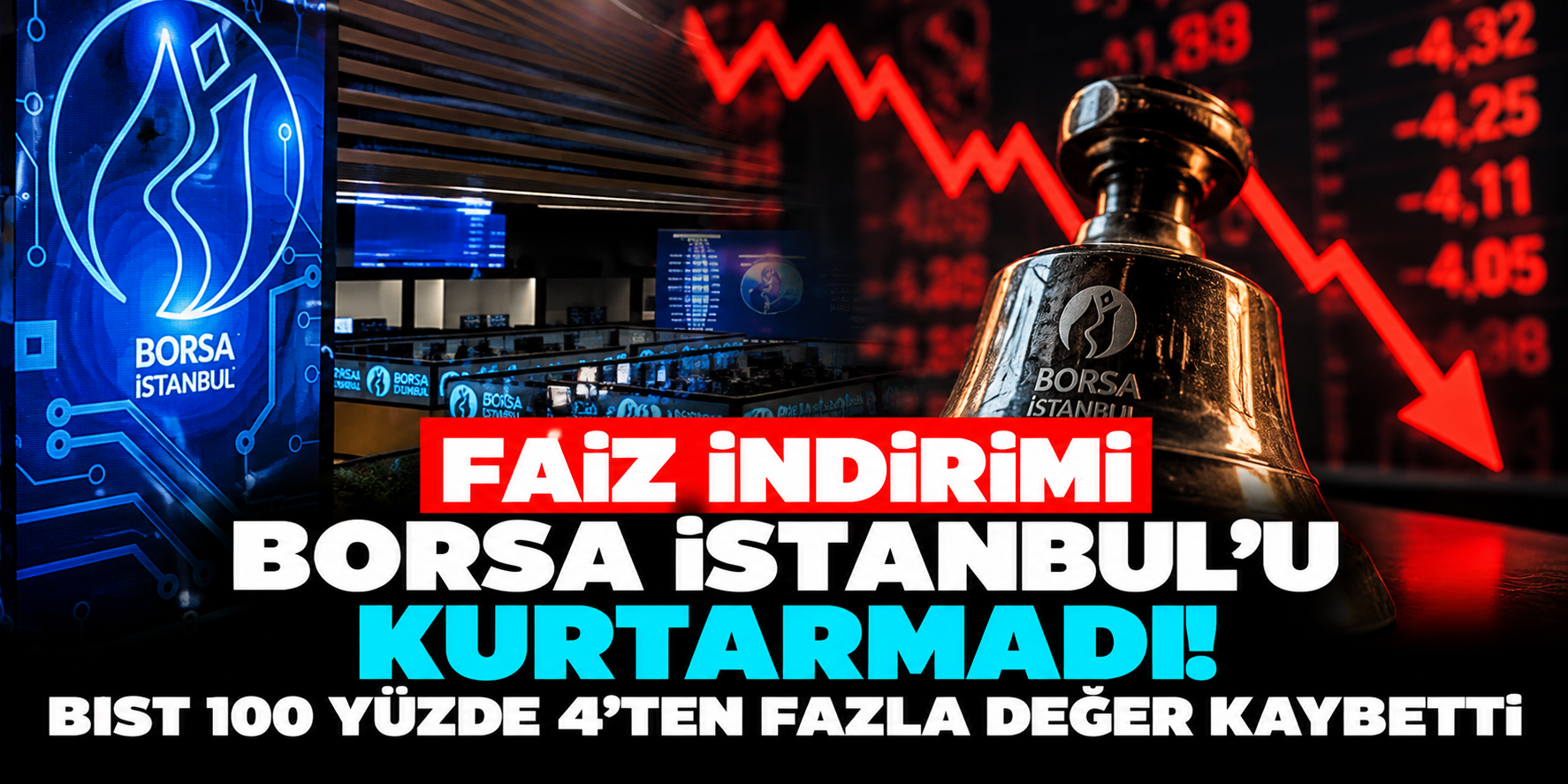Borsa İstanbul'da büyük düşüş! BIST 100 yılın kazançlarını geri verdi