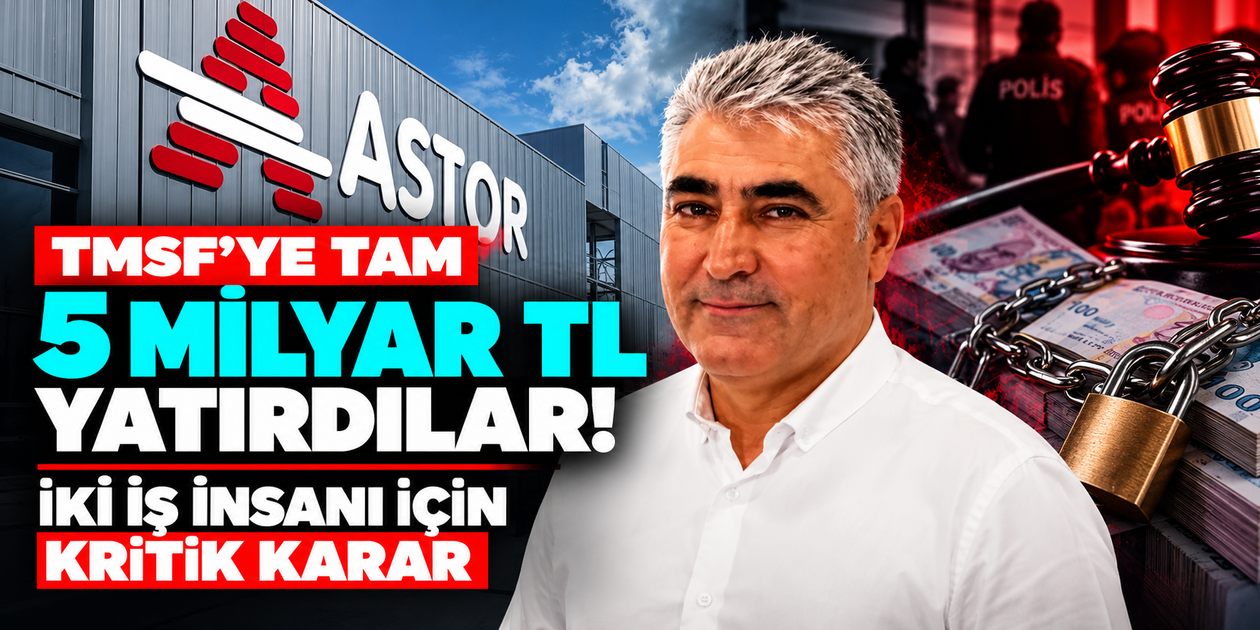 Astor Enerji ortaklarından 5 milyar TL'lik ödeme! Mal varlığı tedbiri kaldırıldı