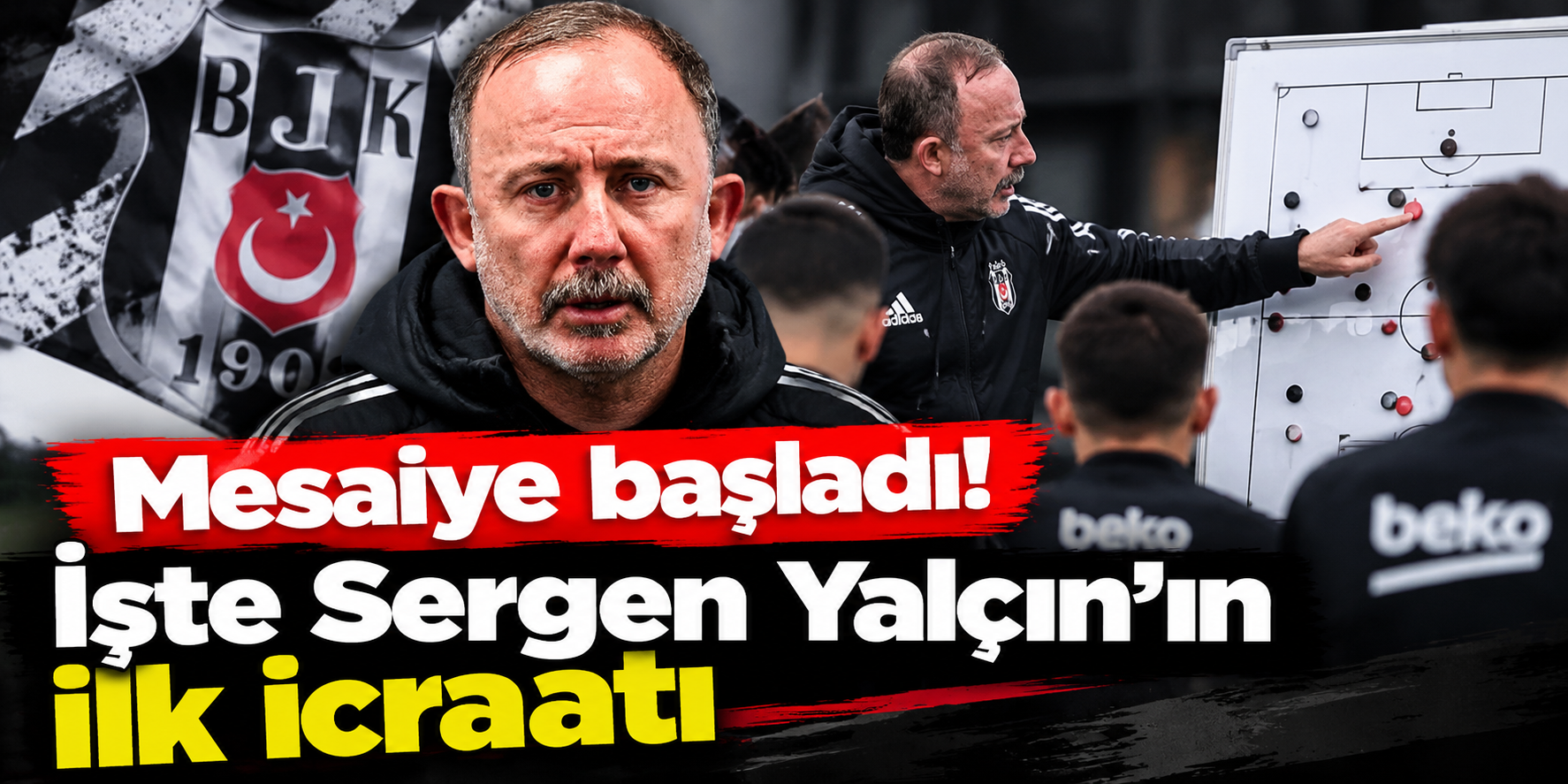 Sergen Yalçın Milli Takım'da mesaiye başladı! İlk yapacağı iş belli oldu