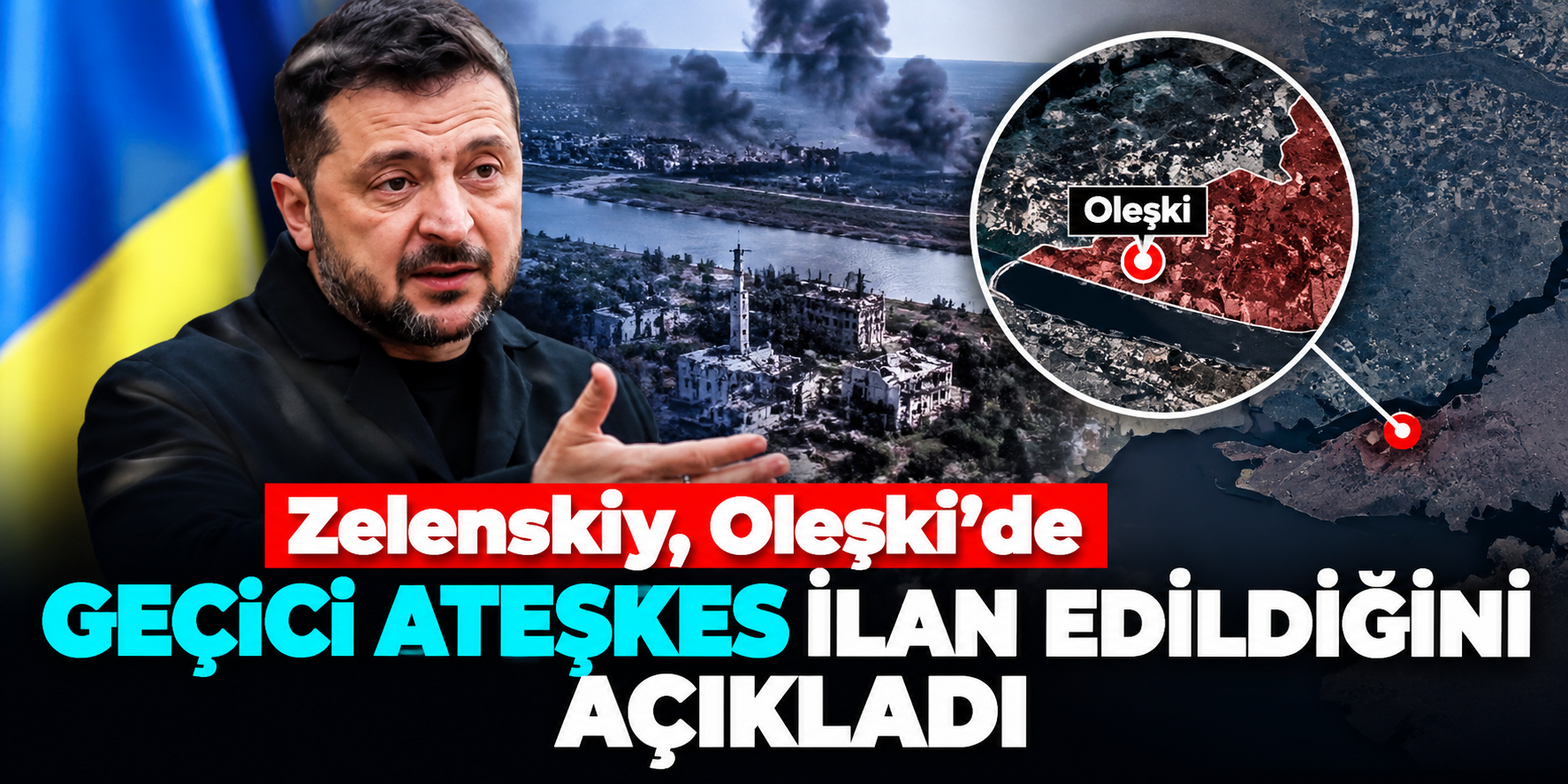 Zelenski'den Rusya ile barış görüşmeleri açıklaması: Toprak meselesi kırmızı çizgimiz