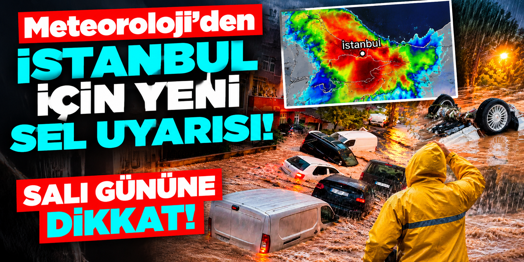 Salı günü bu illerde yaşayanlar dikkat! Kuvvetli sağanak ve sel uyarısı