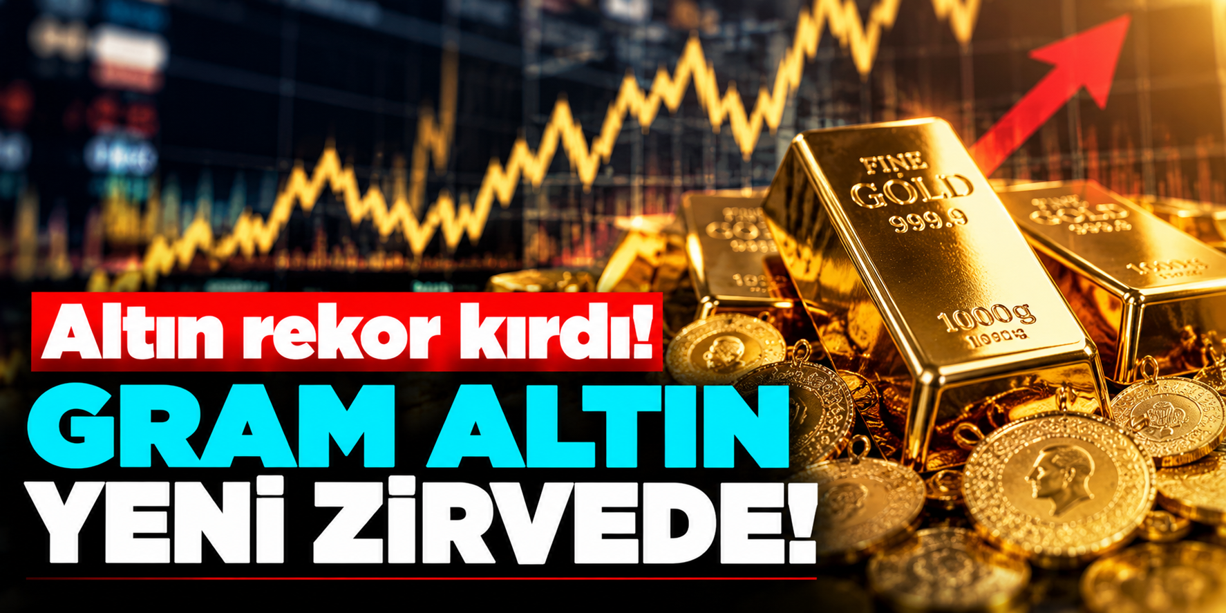 Altın fiyatları sert düştü! Gram altın 6 bin 364 lirayı, ons altın 3 bin 978 doları gördü