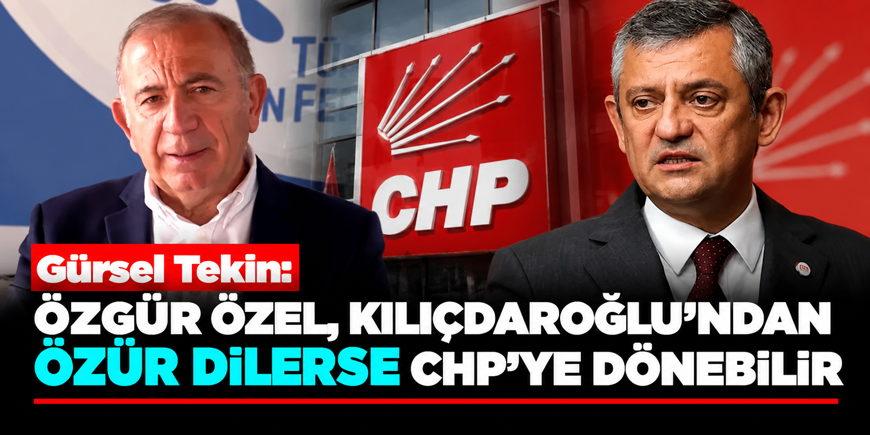 Gürsel Tekin'den Özgür Özel'e olay çağrı! CHP'ye dönüş için şartını açıkladı