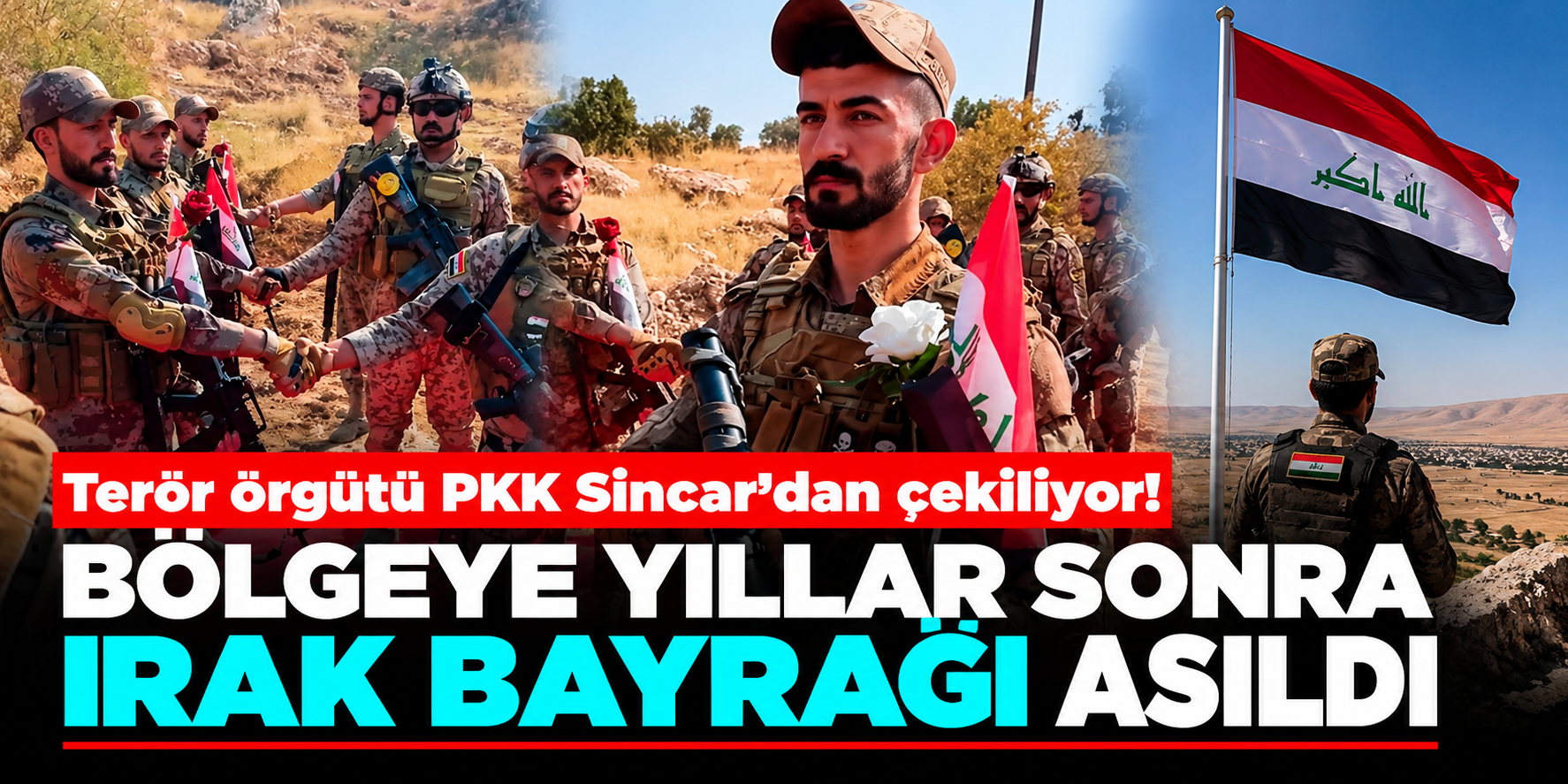 Irak ordusu Sincar'da harekete geçti! YBŞ'nin askeri noktaları devralındı