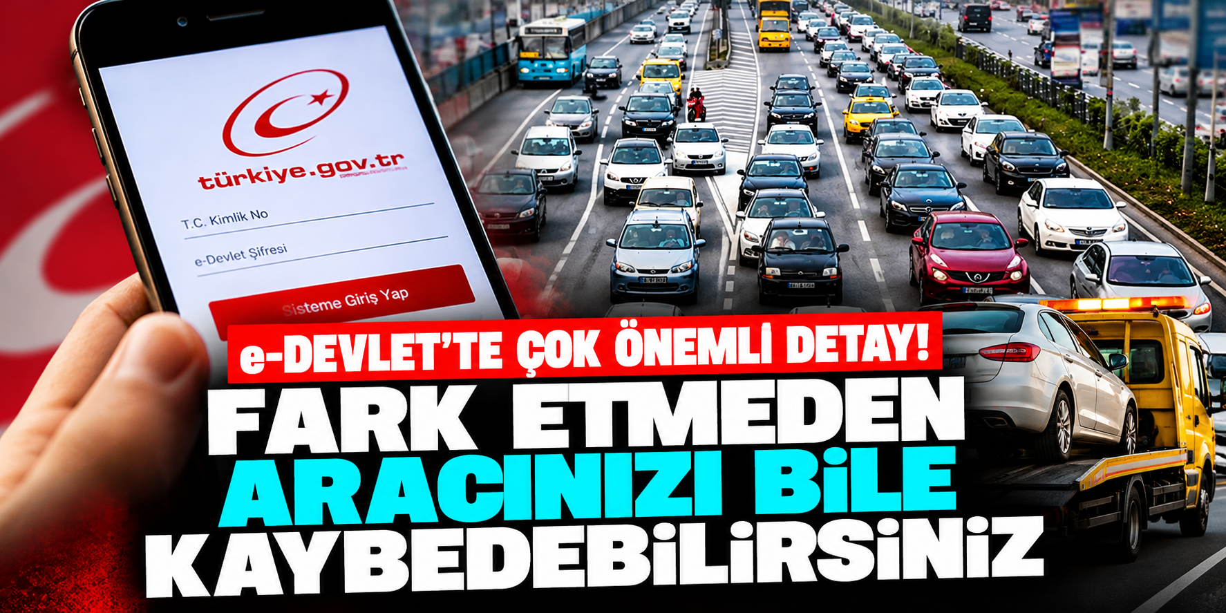Otomobiliniz otoparka çekilebilir! e-Devlet'ten haciz kaydını kontrol edin