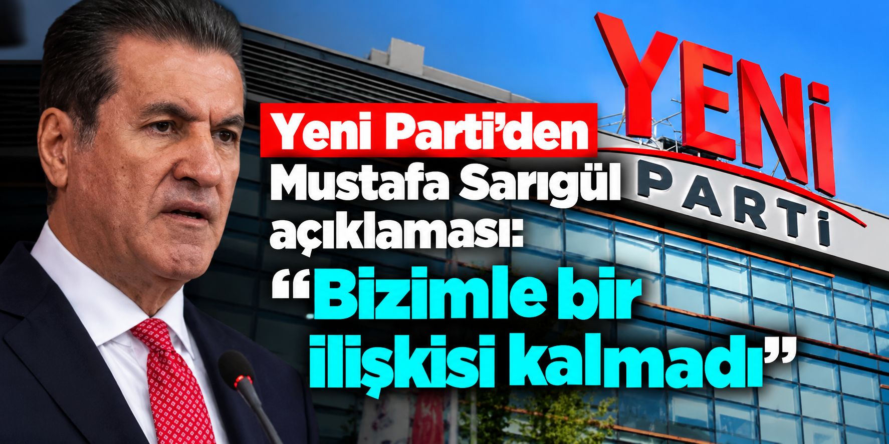 Mustafa Sarıgül için partisinden ilk açıklama! Zeynel Emre son durumu duyurdu