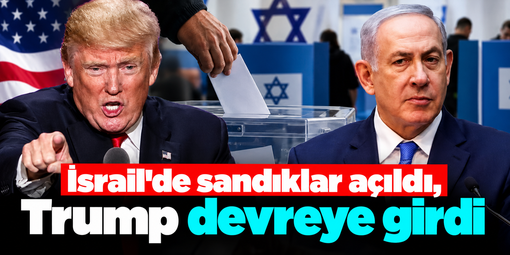 İsrail seçimlerinde çoğunluk çıkmadı! Trump'ın Netanyahu planı gündemde