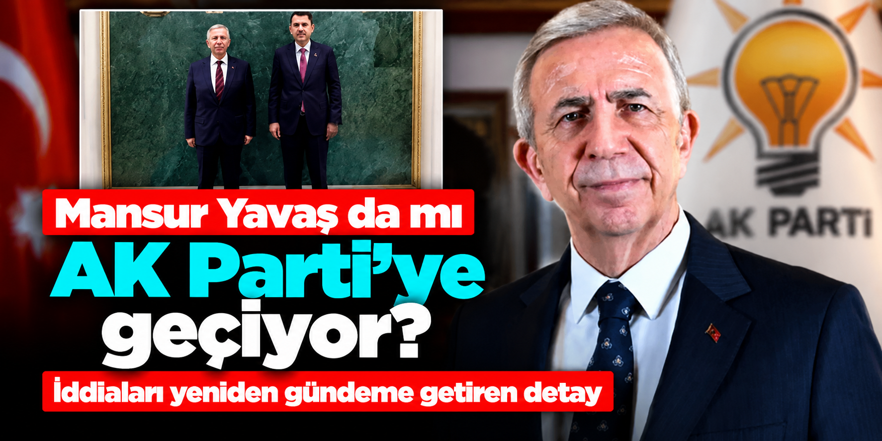 Mansur Yavaş AK Parti'ye geçecek mi? Murat Kurum görüşmesinin nedeni ve Yavaş'ın açıklaması