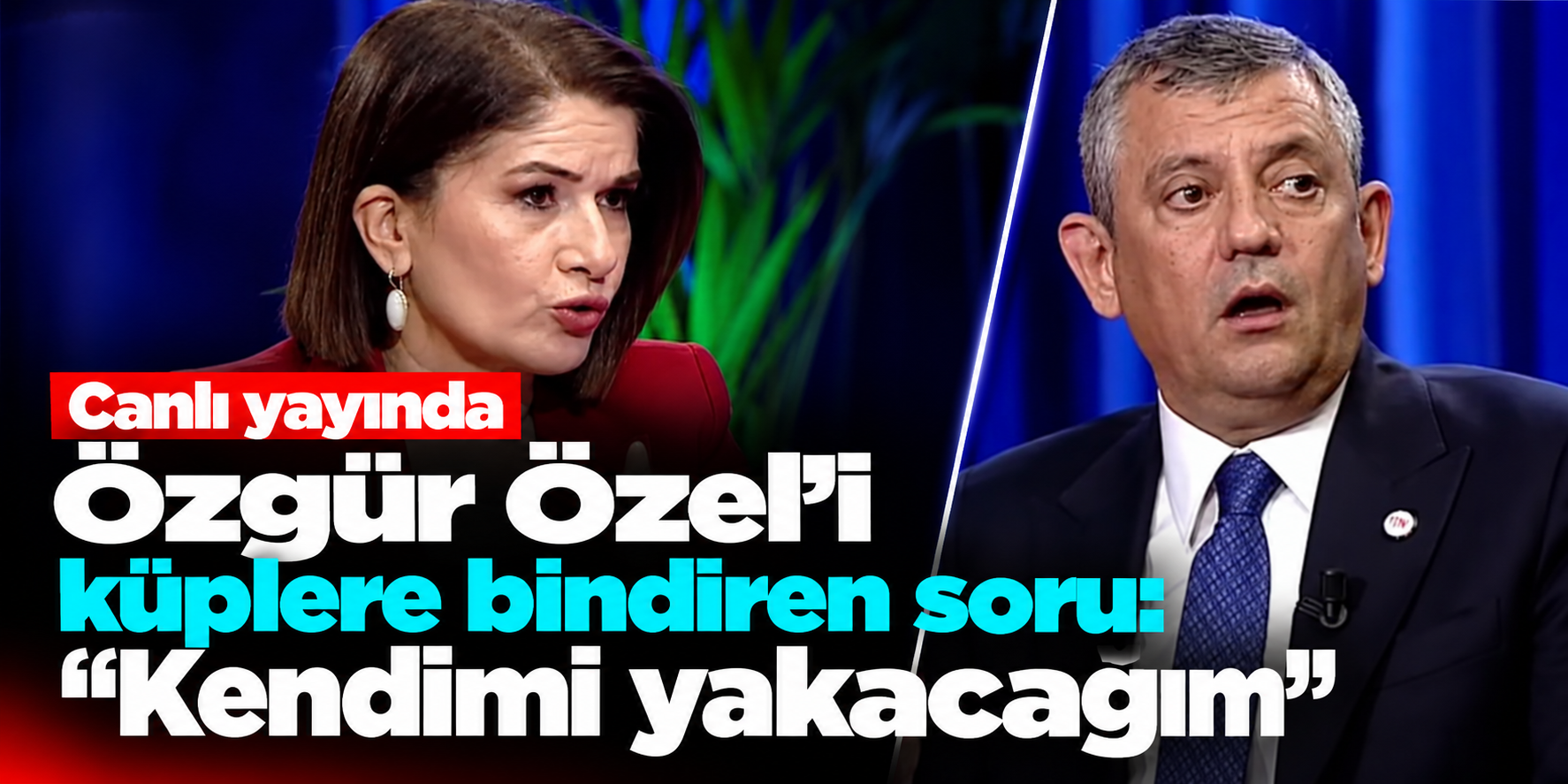 İBB sorusu Özgür Özel'i kızdırdı! Canlı yayında dikkat çeken sözler