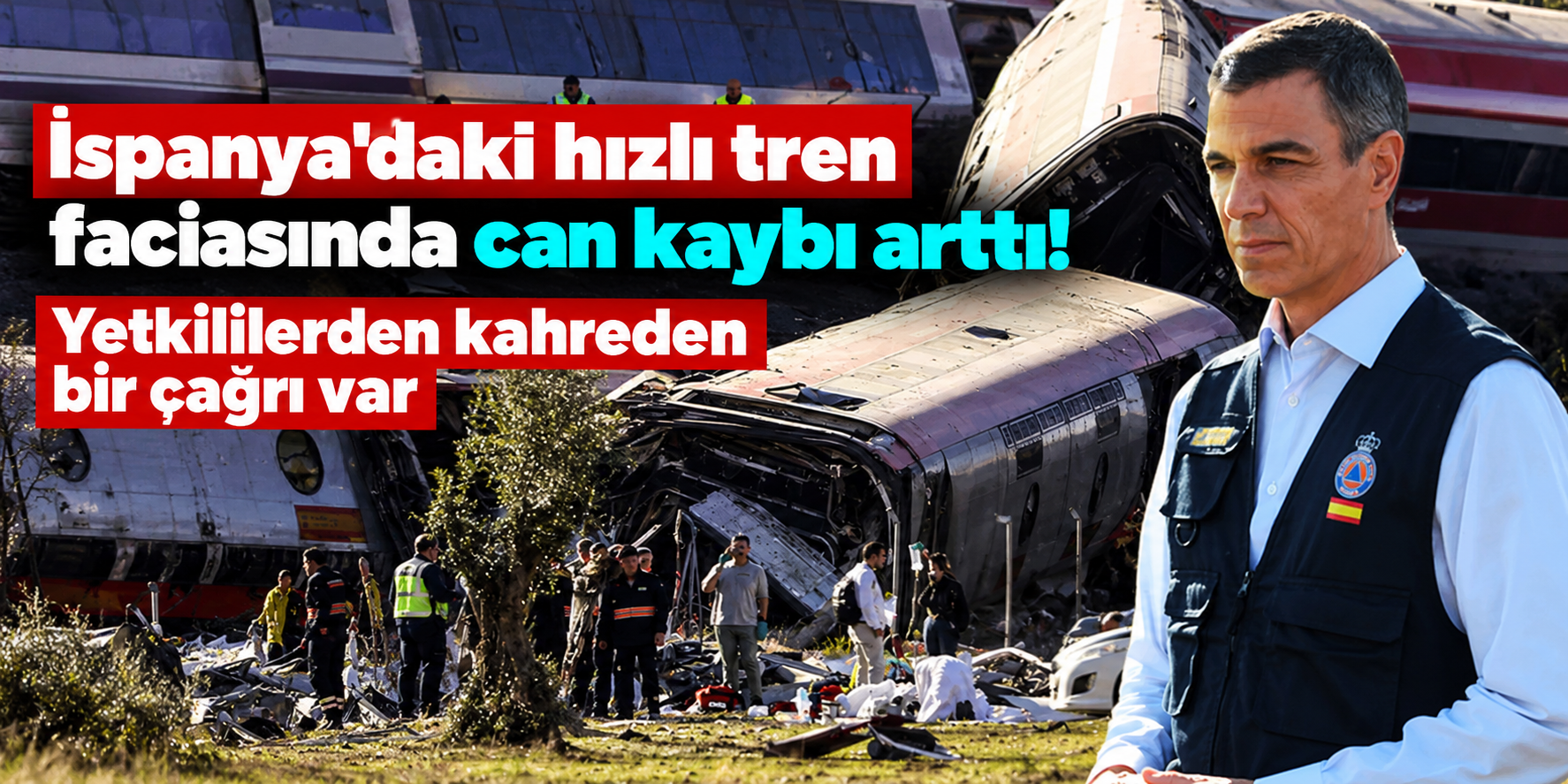 İspanya'daki hızlı tren faciasında ölü sayısı 69'a yükseldi! Ailelere DNA çağrısı