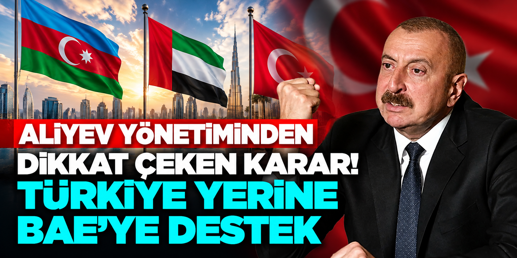 Aliyev yönetiminden BAE'nin adayına olumlu mesaj! Feridun Sinirlioğlu detayı