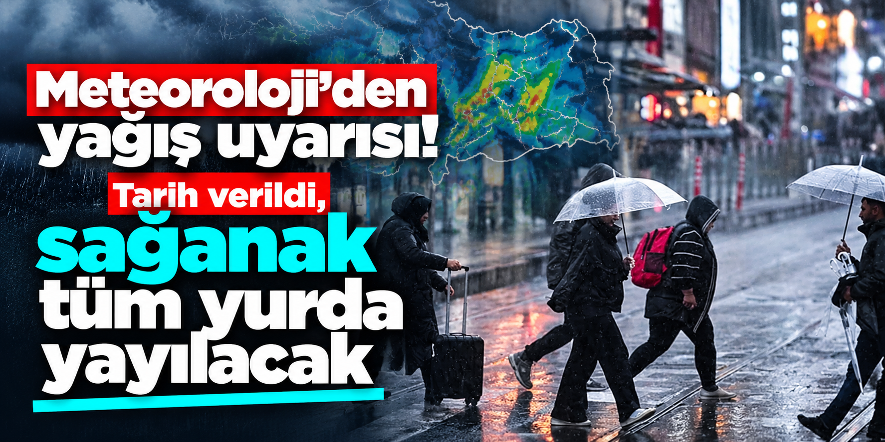 Meteoroloji'den sağanak ve sis uyarısı! 4 Kasım'da yağışlar Türkiye geneline yayılacak