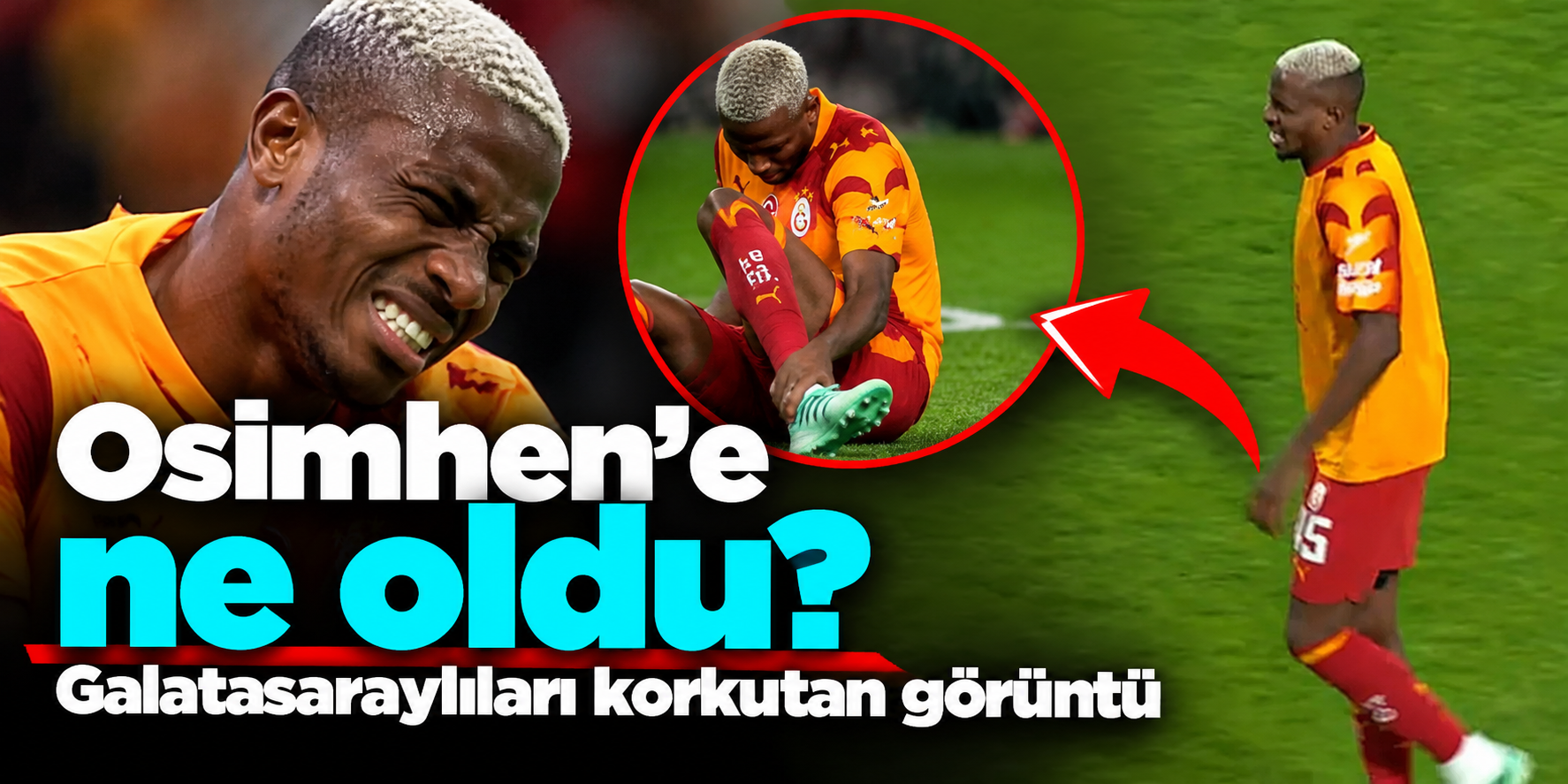 Victor Osimhen'e ne oldu, sakatlandı mı? Konyaspor maçı sonrası dikkat çeken görüntü